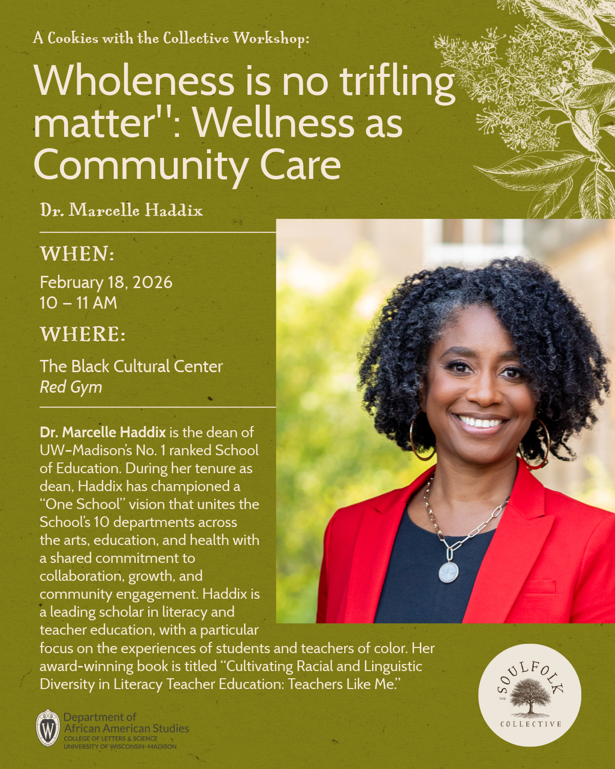 Wholeness is no trifling matter": Wellness as Community Care