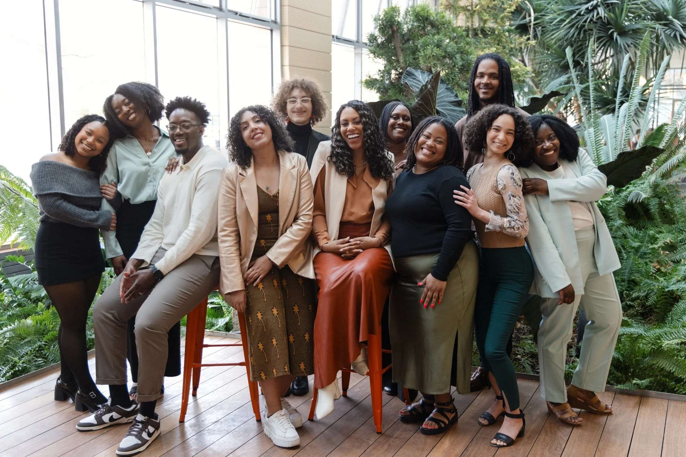 SoCo from left to right: Ayshea Banes, Micah Sagers, Curtis O’Dwyer, Izabela de Souza, Griffin Granberry, Jessica Lee Stovall, Angela Fitzgerald, Jada Young, Kaleb Autman, Ziyen Curtis, Lisa Oyolu