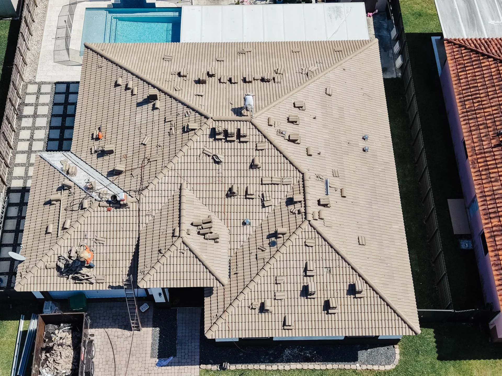 Tile Roof Replacement | Miami Residential Project