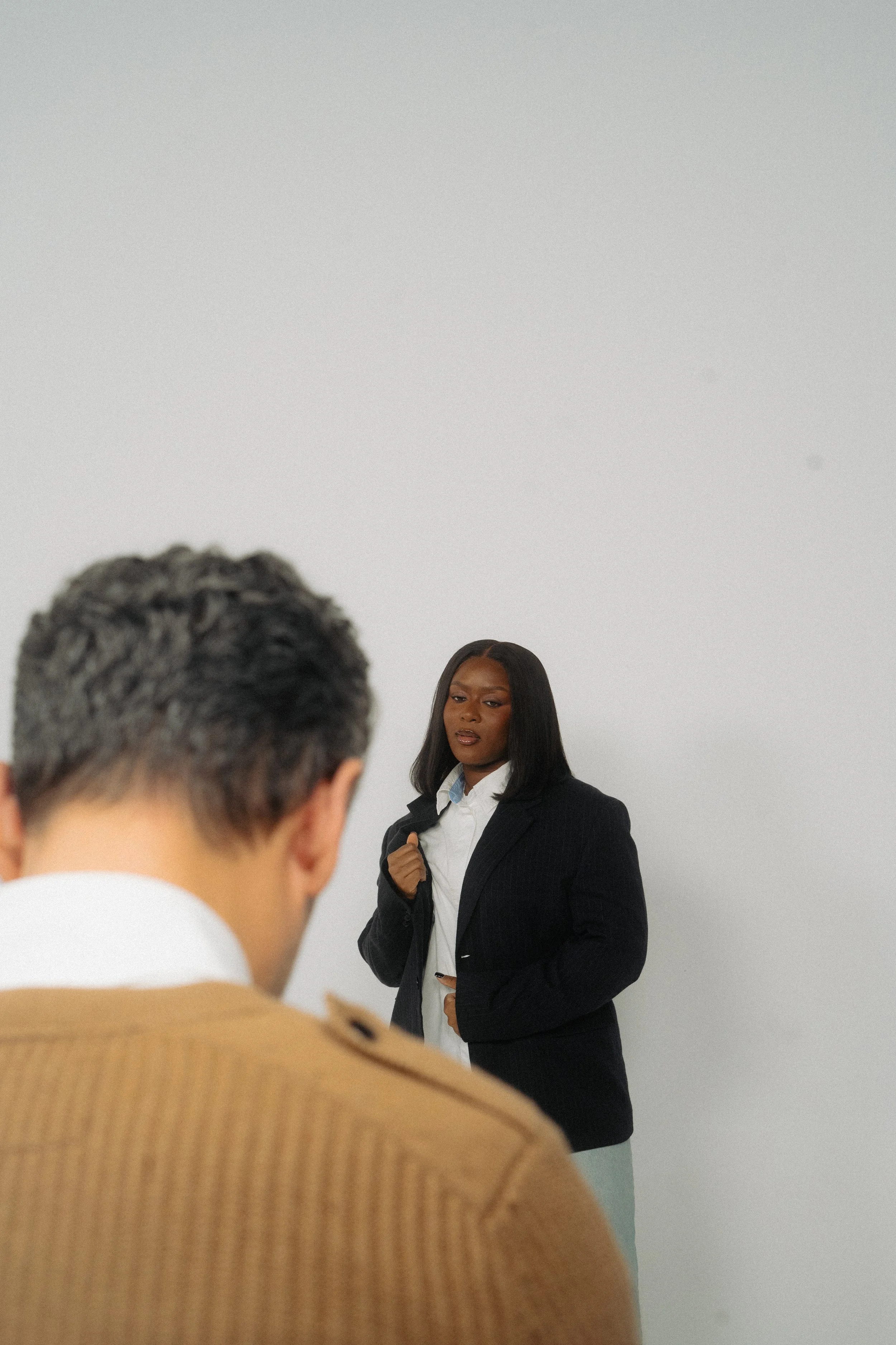 Backstage shoot corporate team l'Oréal