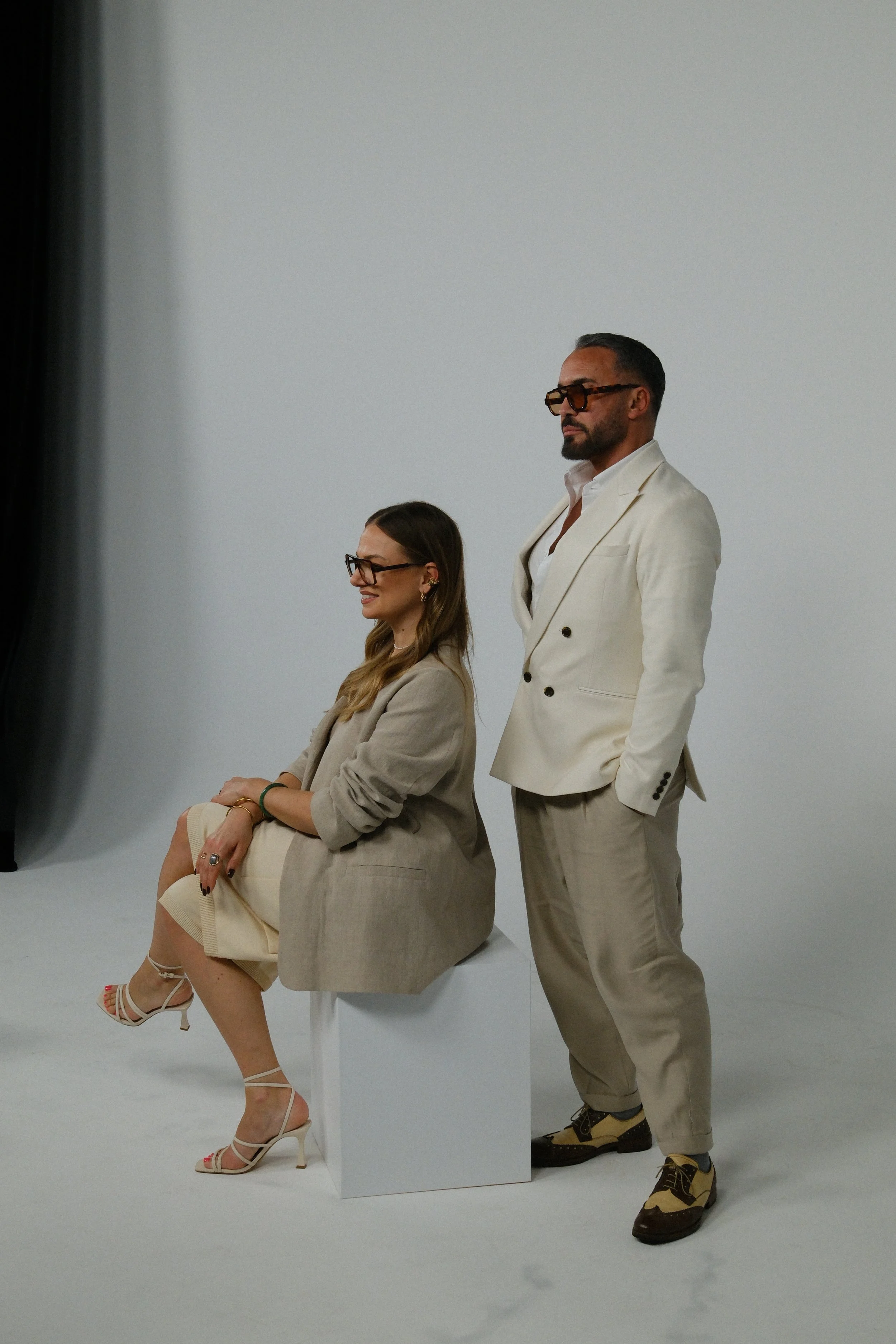 Backstage shoot corporate team l'Oréal