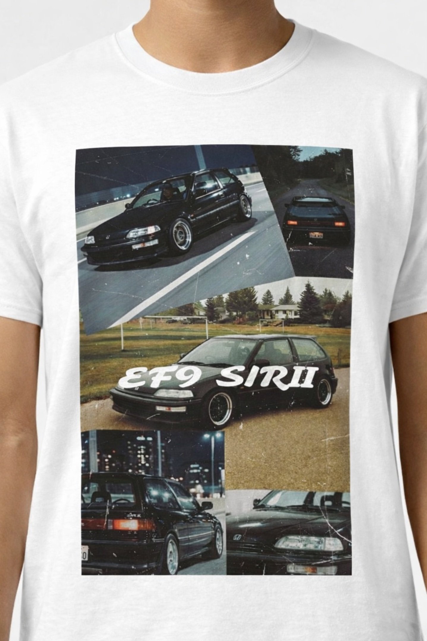 EF9 SIRII T SHIRT white