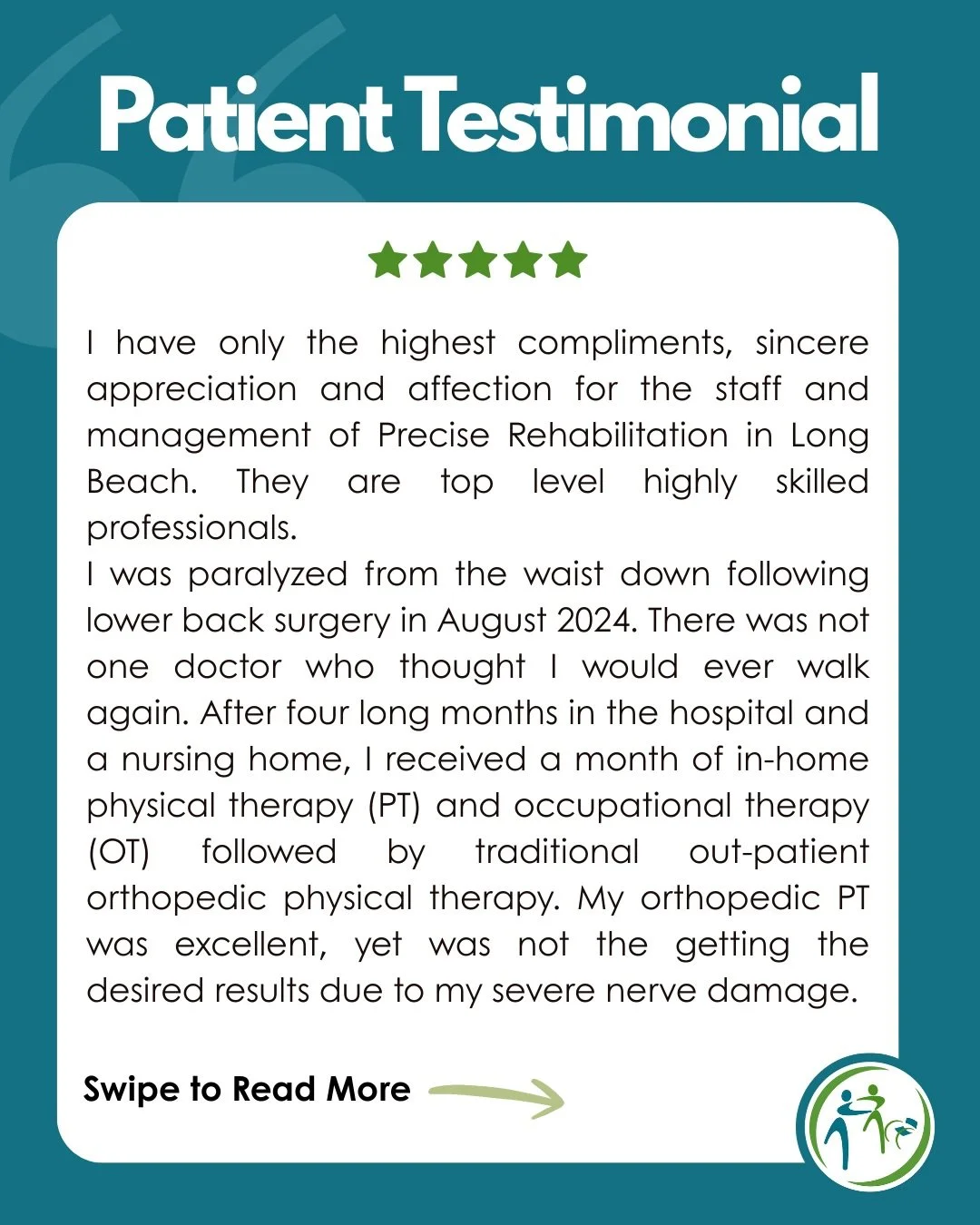 𝐑𝐞𝐚𝐝𝐲 𝐭𝐨 𝐁𝐞𝐠𝐢𝐧 𝐘𝐨𝐮𝐫 𝐑𝐞𝐡𝐚𝐛 𝐉𝐨𝐮𝐫𝐧𝐞𝐲?

Want to start or continue your rehab journey but don&rsquo;t know where to go? Whether you have concerns related to orthopedics, neurology, or occupational therapy, we have specialists o