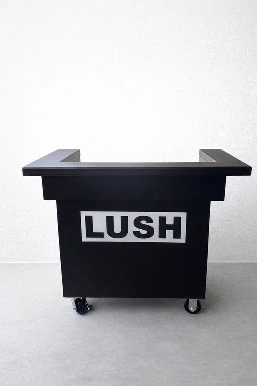 Sustainable Matcha Cart for LUSH Cosmetics at UTC San Diego