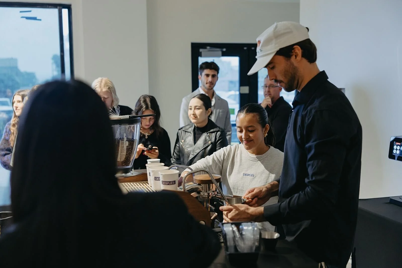 coffee cart catering and coffee catering in orange county, OC, coffee cart in LA, professional event baristas