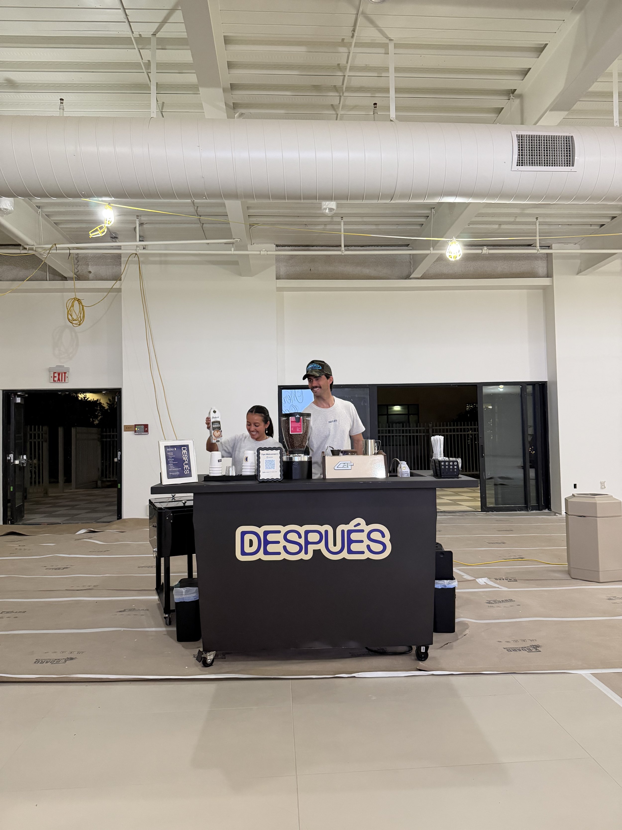 coffee cart catering and coffee catering in orange county, OC, coffee cart in LA, professional event baristas