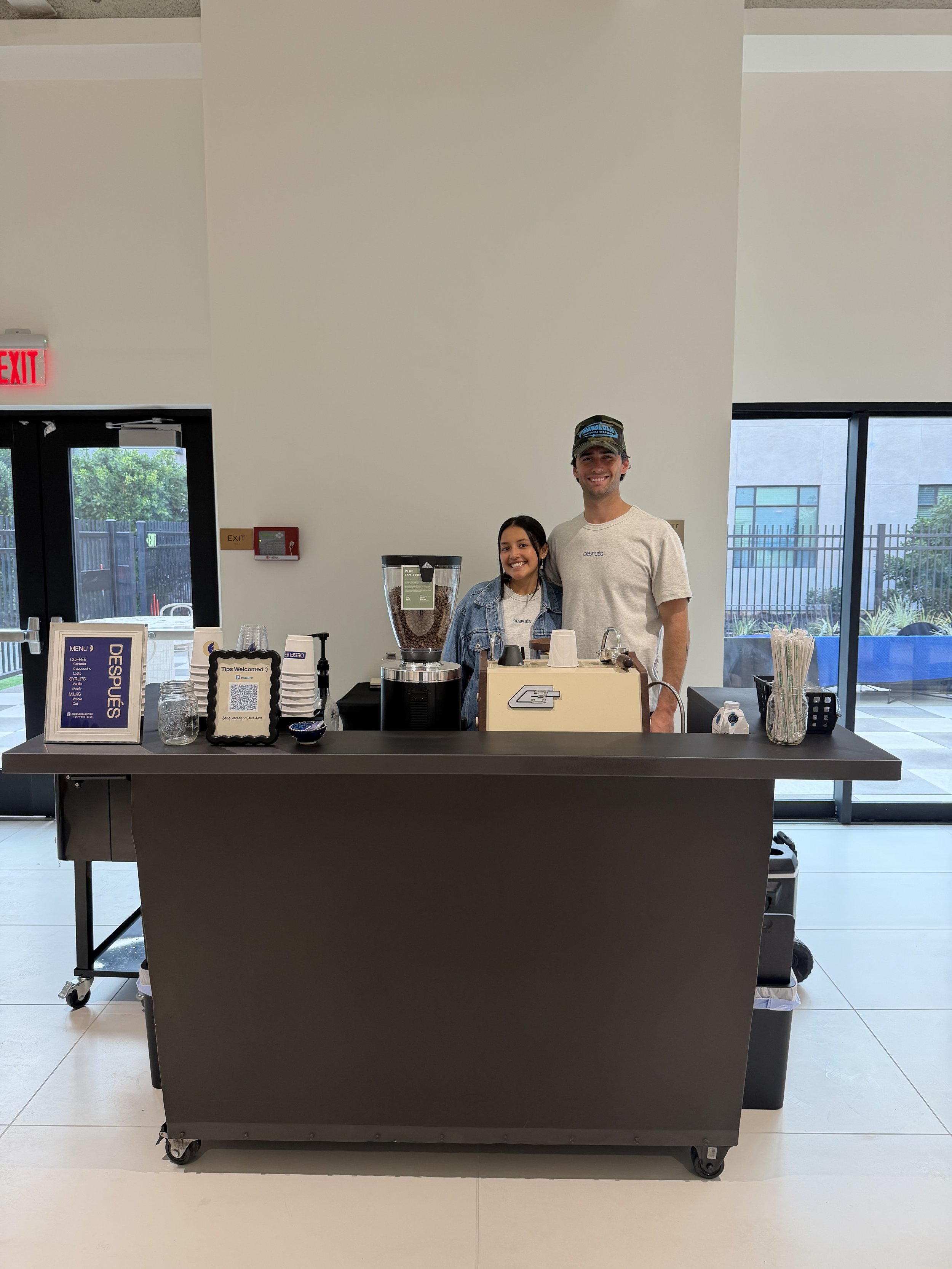 coffee cart catering and coffee catering in orange county, OC, coffee cart in LA, professional event baristas