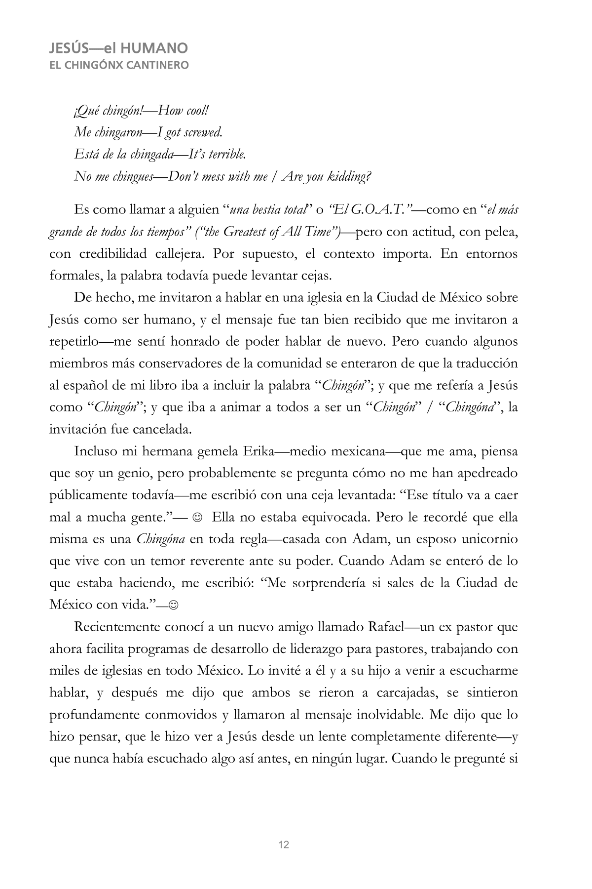 CHINGÓN 12