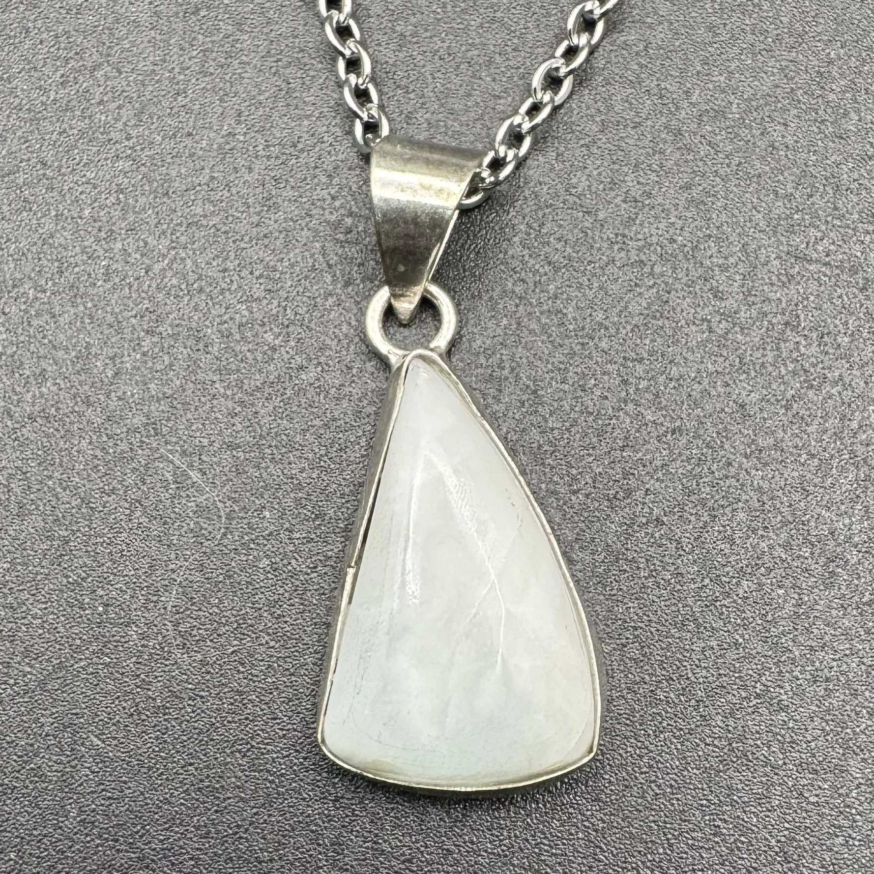 Rainbow Moonstone Pendant - A