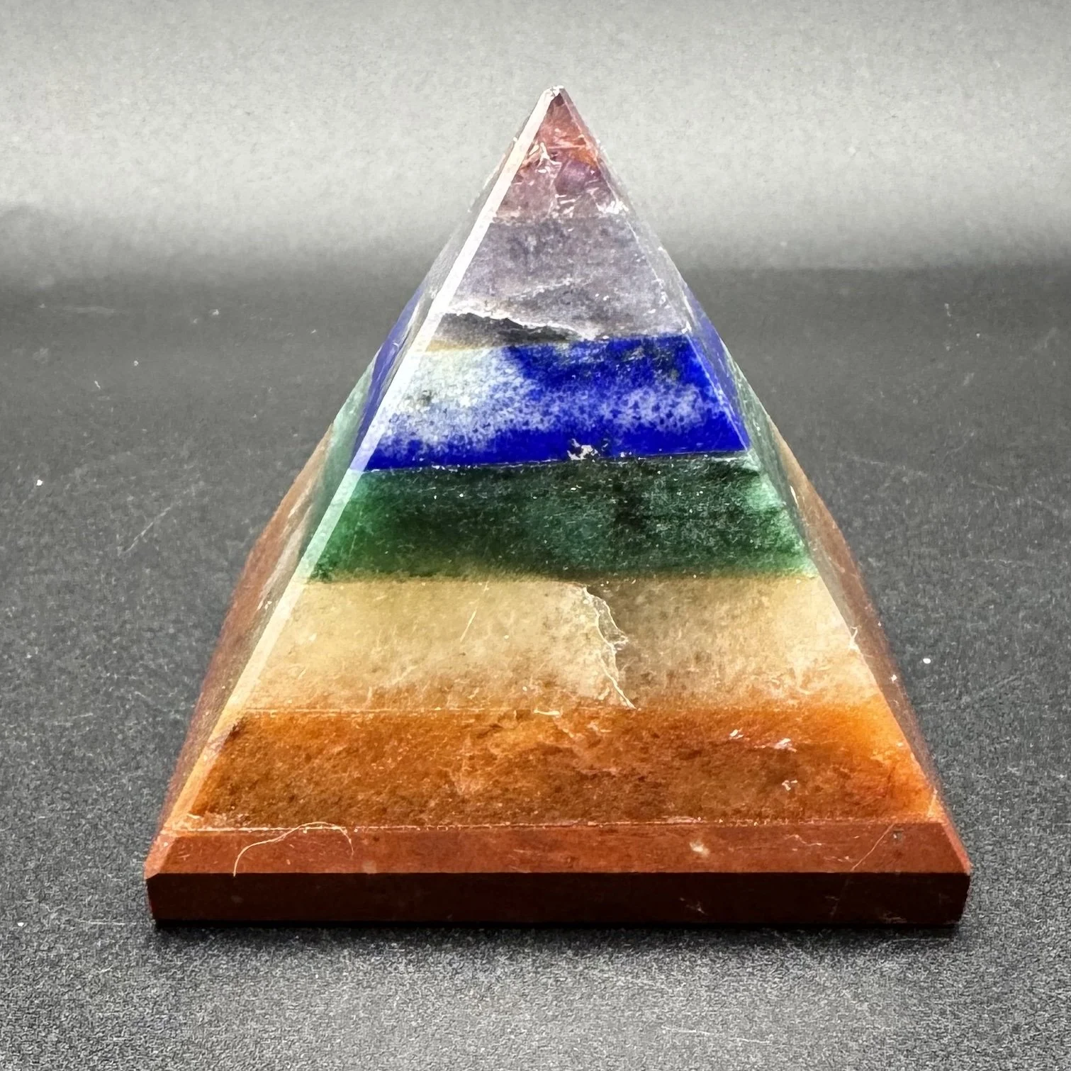Rainbow Chakra Pyramid - B