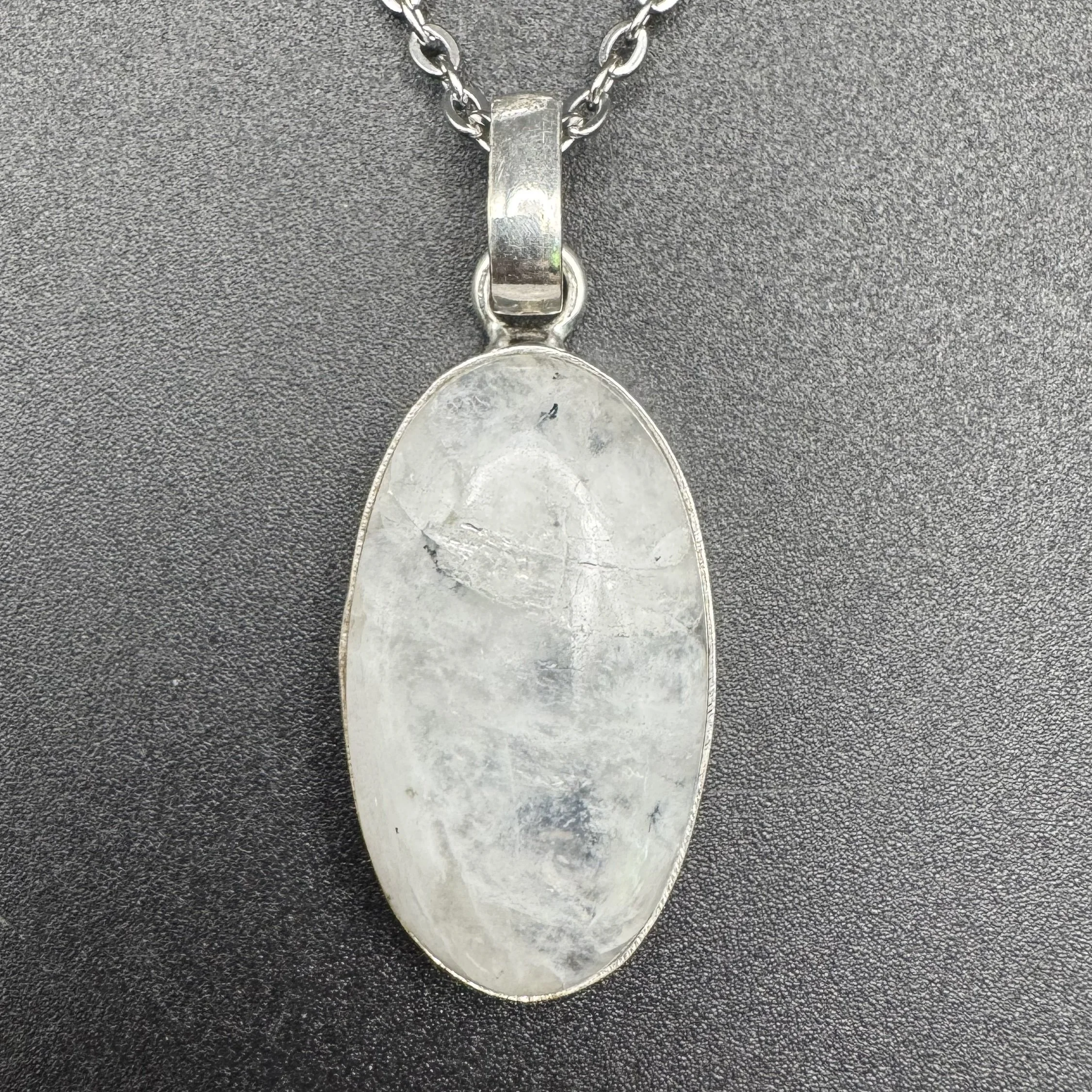 Rainbow Moonstone Pendant - D