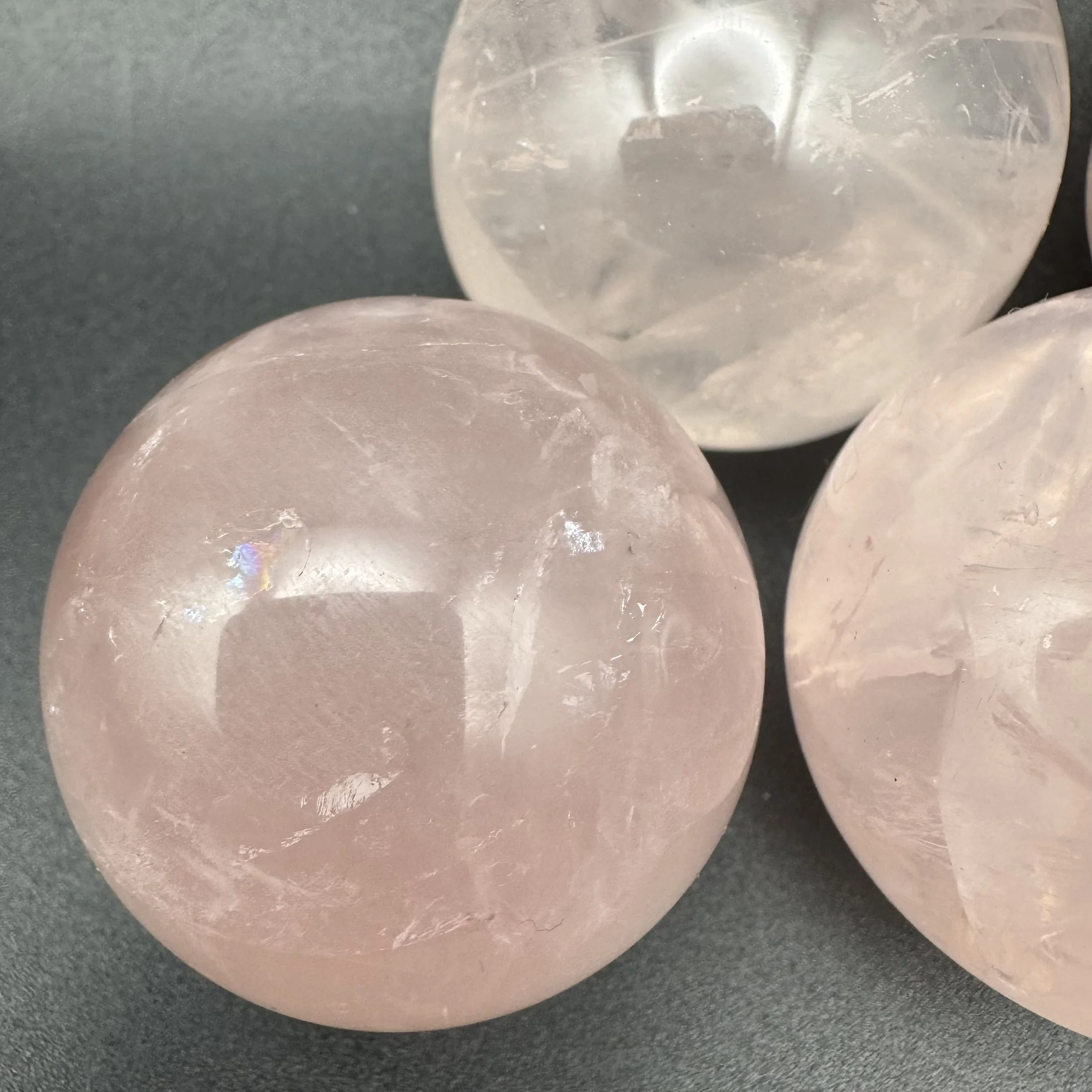 Rose Quartz Spheres Med - 2.jpg