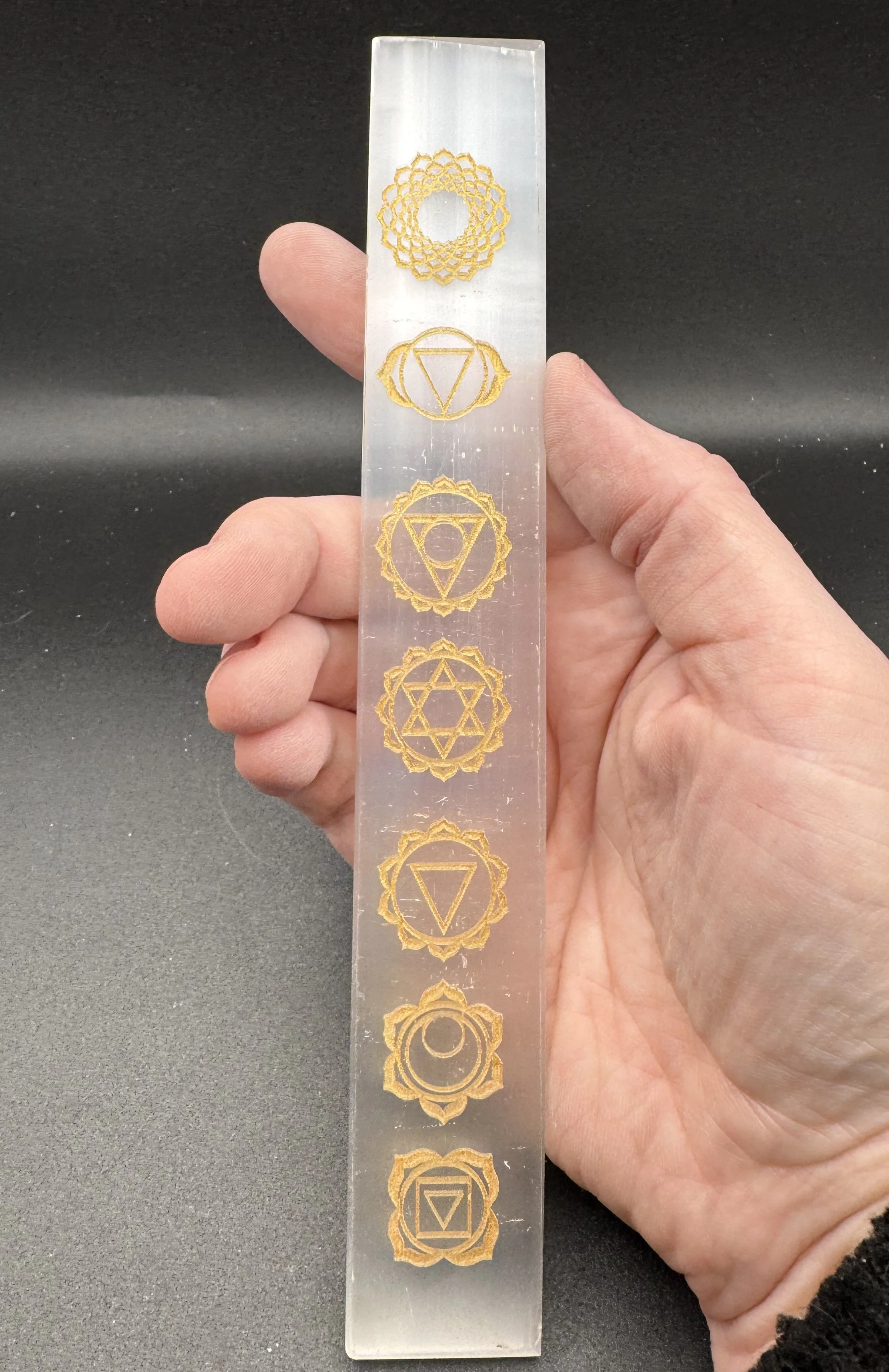 Satin Spar Chakra Long Plate Gold - 6.jpg