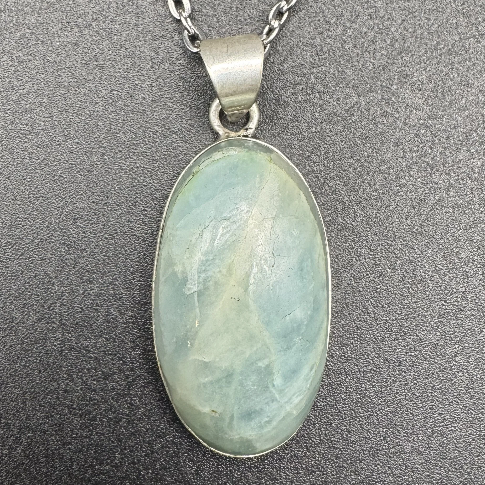 Aquamarine Pendant - A