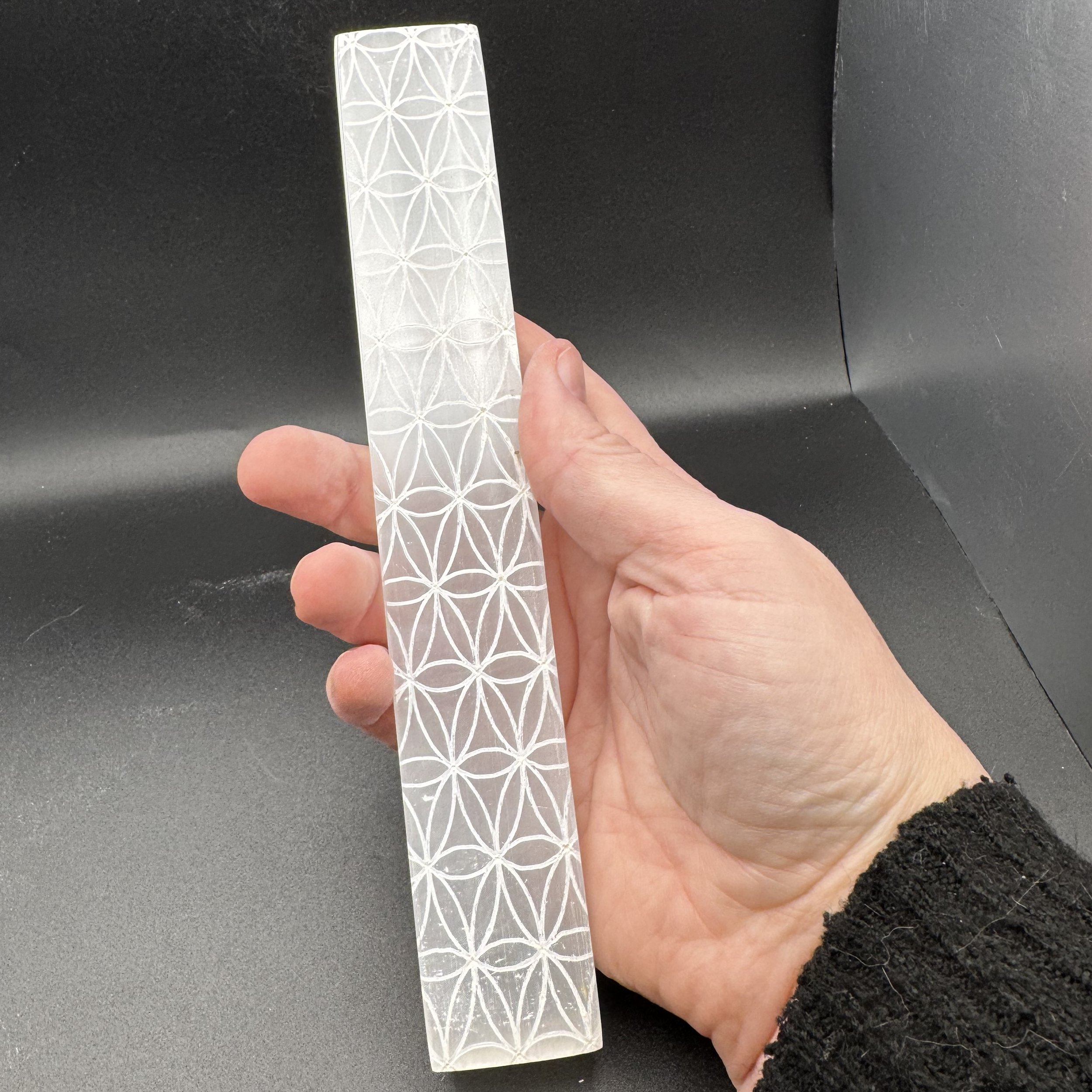 Satin Spar Flower of Life Long Plate - 3.jpg