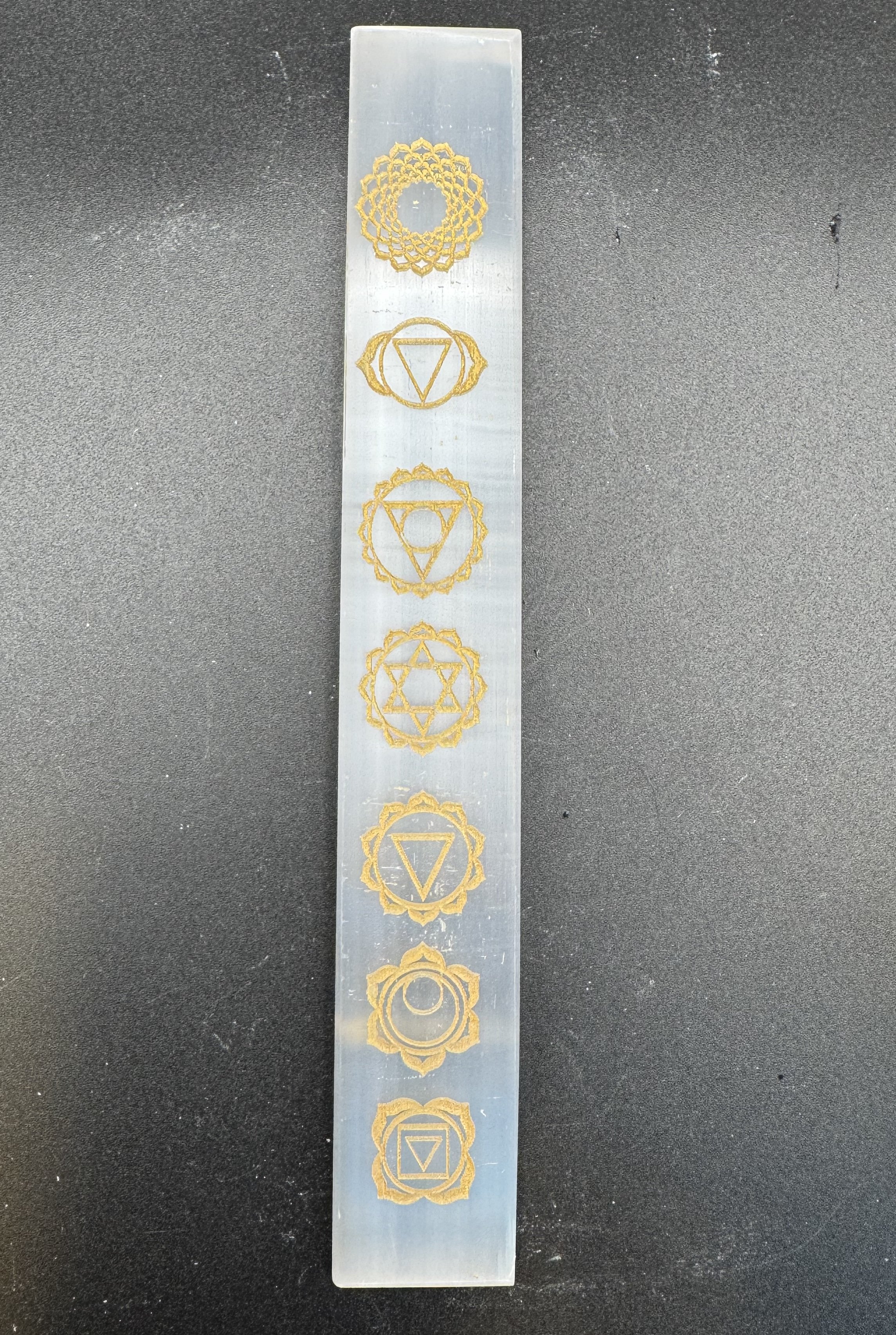 Satin Spar Chakra Long Plate Gold - 2.jpg