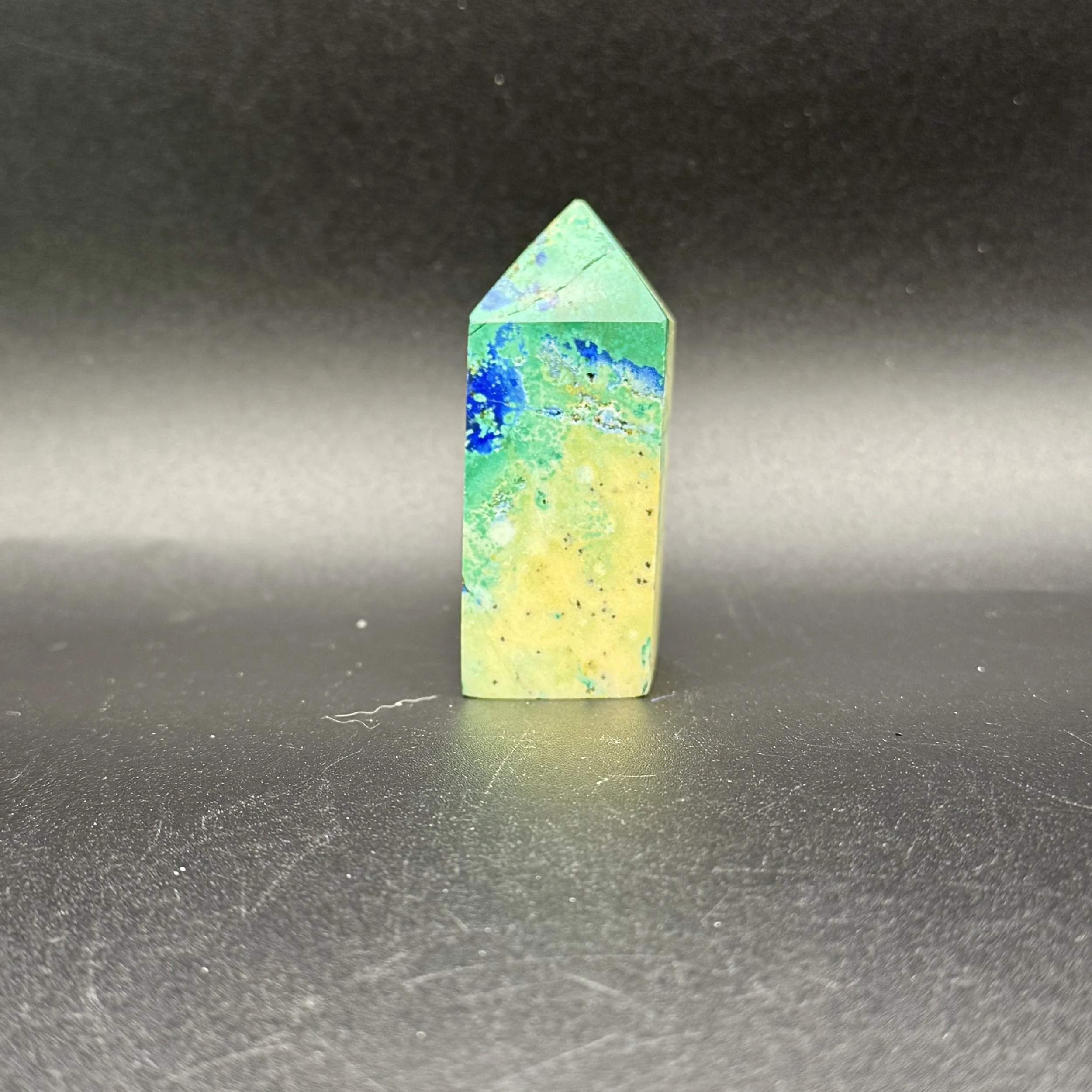 Azurite & Malachite Tower - D