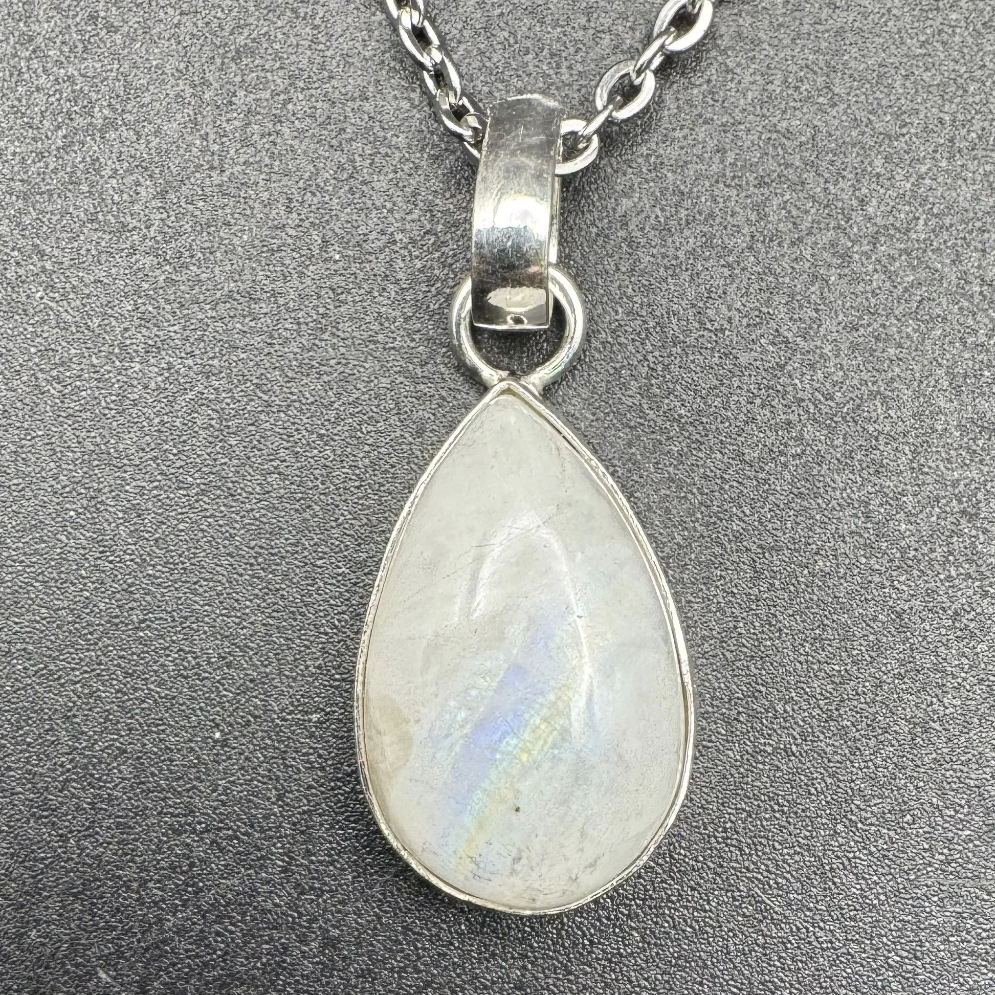 Rainbow Moonstone Pendant - E