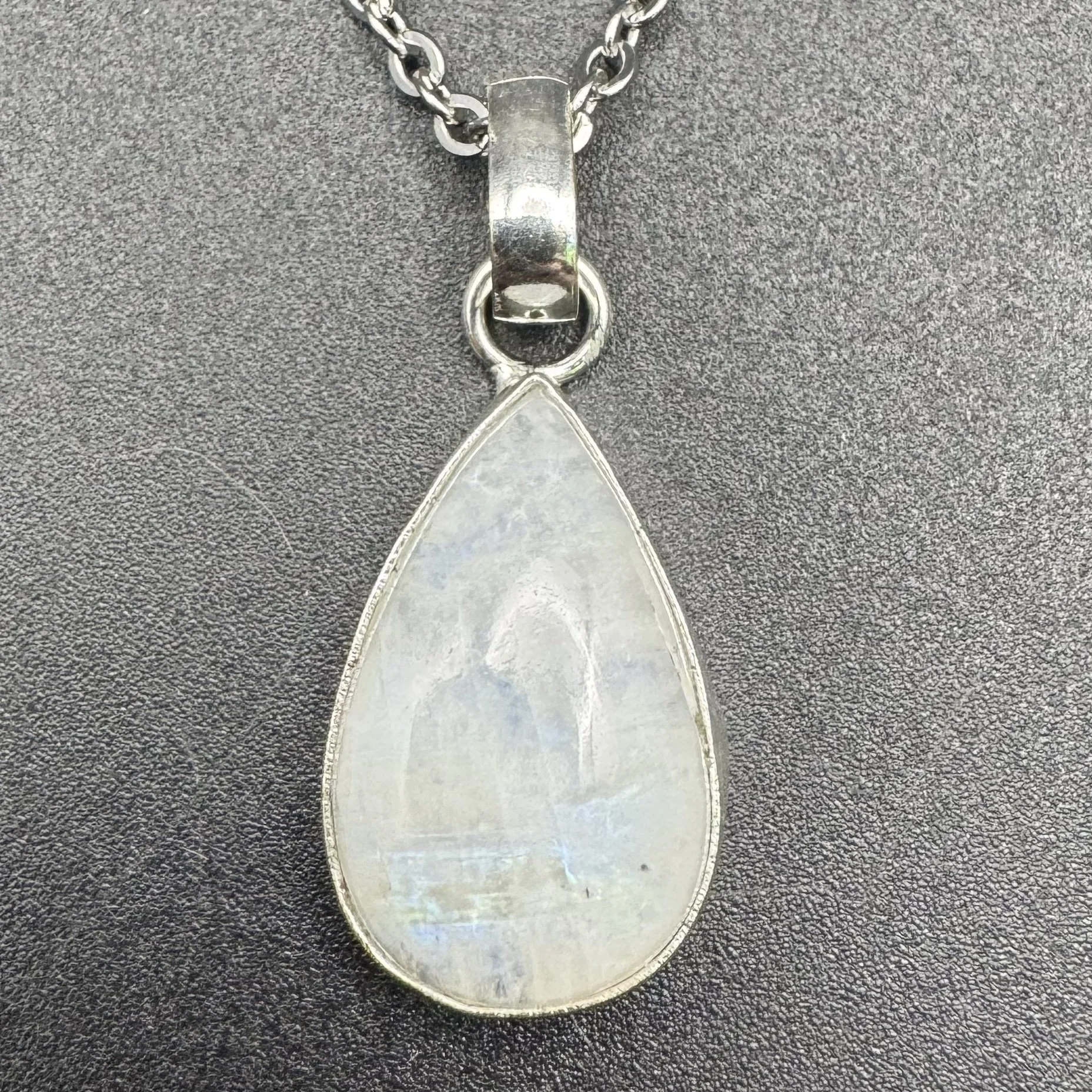 Rainbow Moonstone Pendant - B