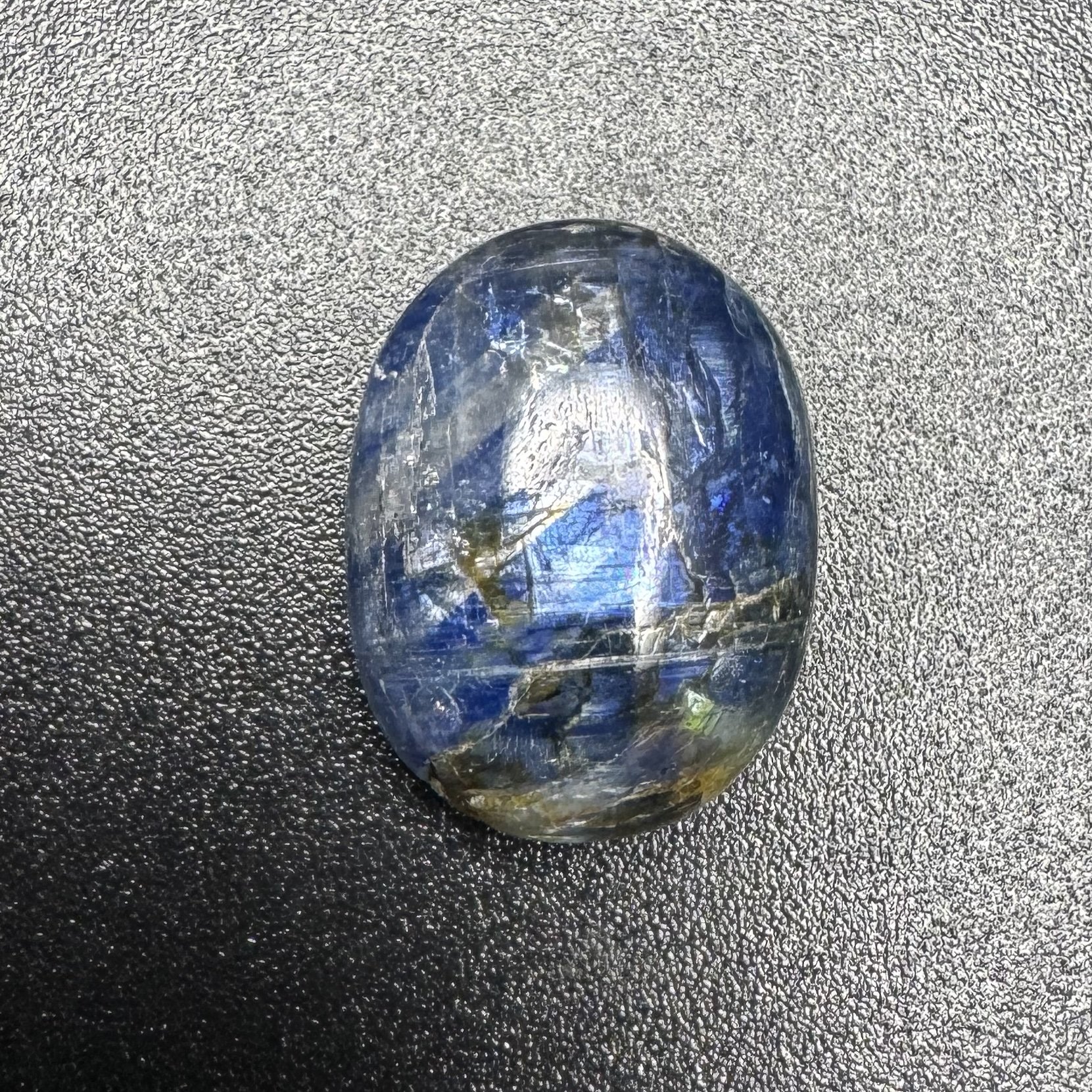 High Grade Dark Blue Kyanite Cabochon - D