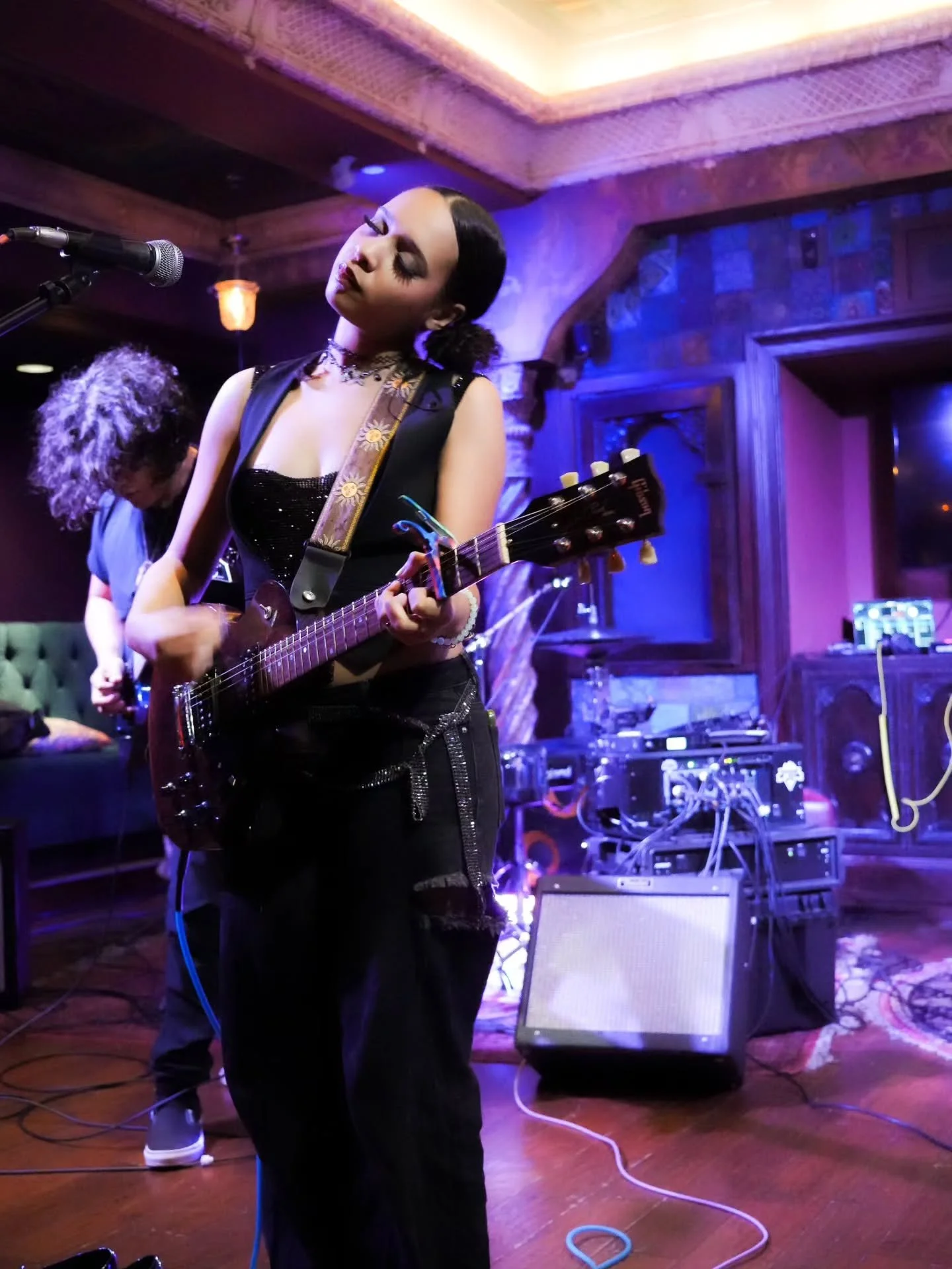 We got to catch Camille Closer opening for @zenjiimusichtx at the House of Blues Foundation Room camille and her band brought serious rockstar energy. Full show review and gallery dropping this Friday!