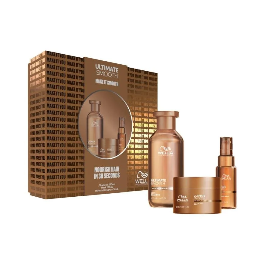 Wella Ultimate SMOOTH TRIO - Boxed Set Xmas Pack