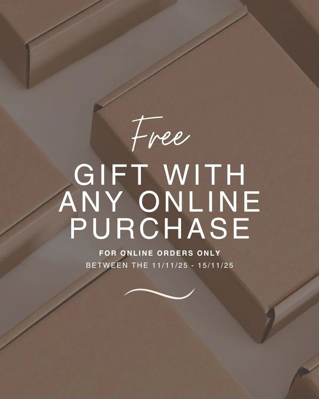 Who wants a FREE GIFT?! ⭐

Stock up on your favourite products and get a free gift between now and 15/11/25 this week only on any online orders!

No code needed, free gift will be automatically included in any purchases.

Link in bio to shop!