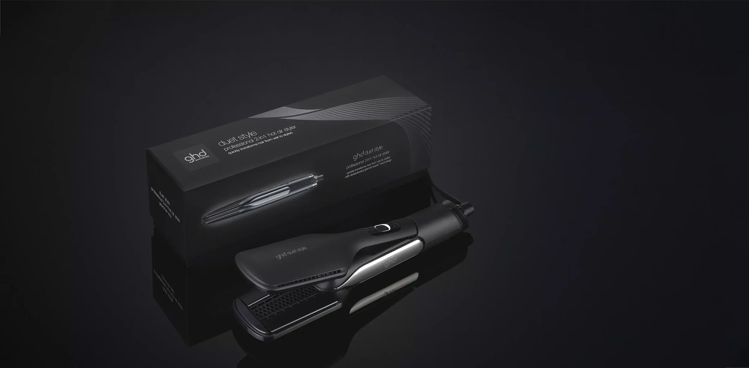 GHD DUET STYLE HOT AIR STYLER IN BLACK