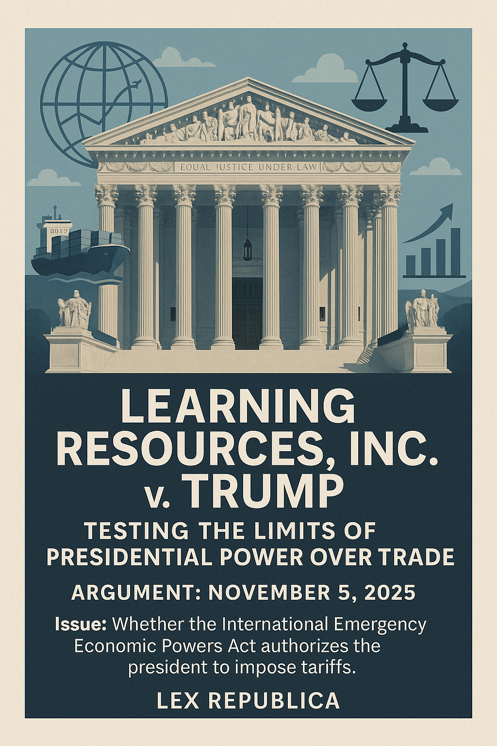 The Supreme Court Confronts Presidential Power: Inside Today’s Tariff Argument in Learning Resources v. Trump&nbsp;