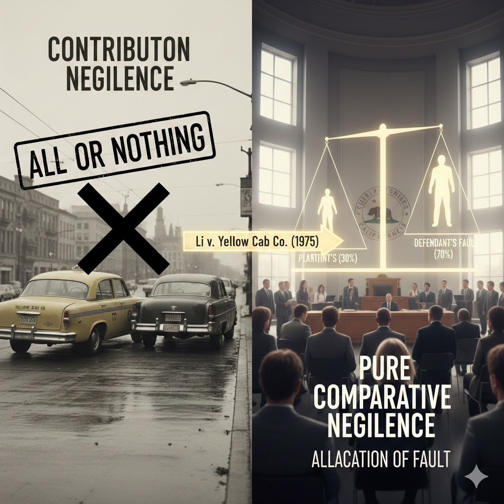 Li v. Yellow Cab Co. (1975): The Case That Rewired California Negligence Law  