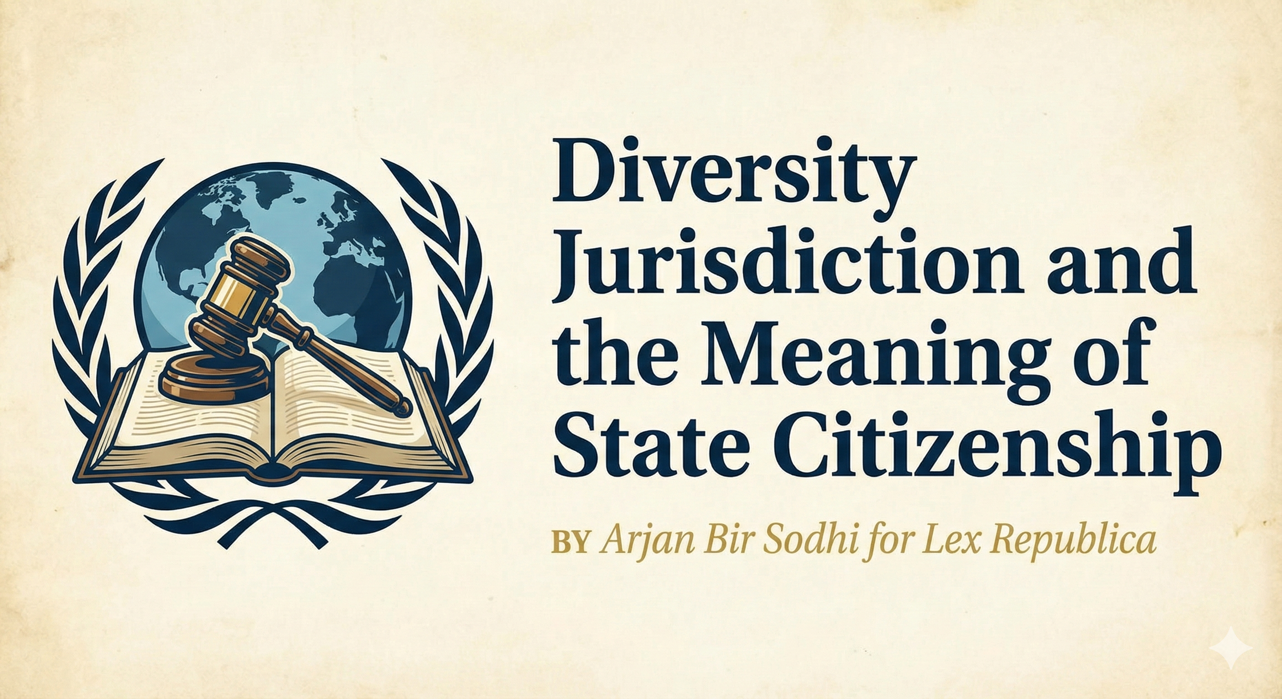 Diversity Jurisdiction and the Meaning of State Citizenship