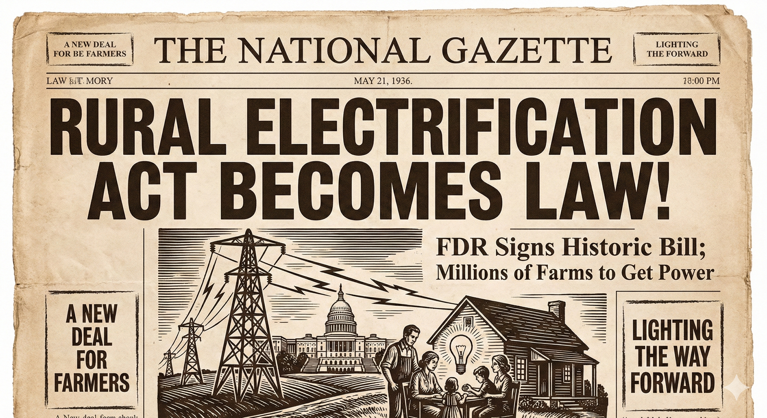 The Rural Electrification Act of 1936: A Legacy of Market Creation and Judicial Deference