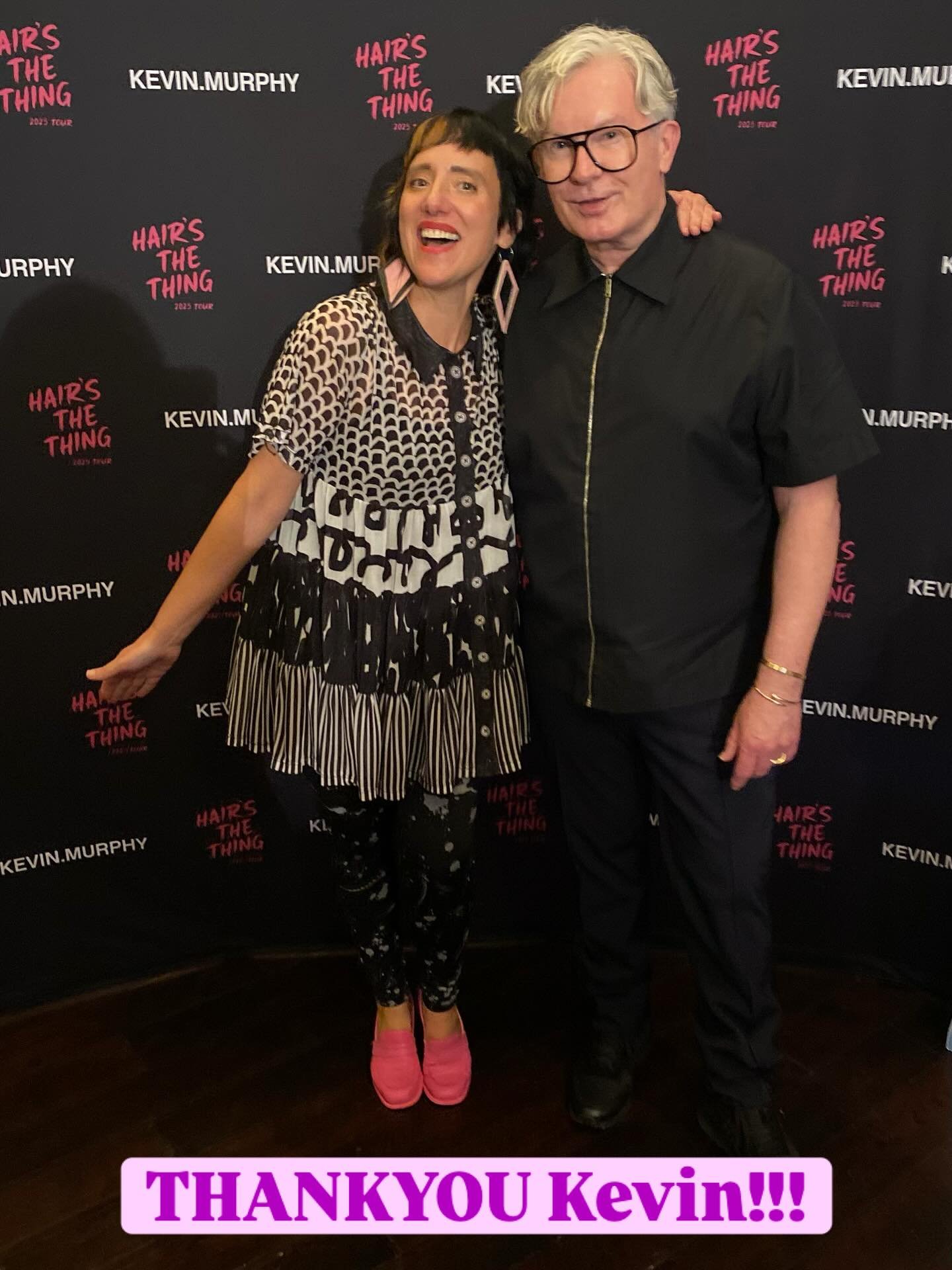 I finally got to say, &ldquo;THANKYOU Kevin&rdquo; to Kevin Murphy @kevin.murphy himself at the Hair Love Show in Center City Philadelphia ! Along with @samvillahair and Tracy Cunningham , masters at the top of their field!