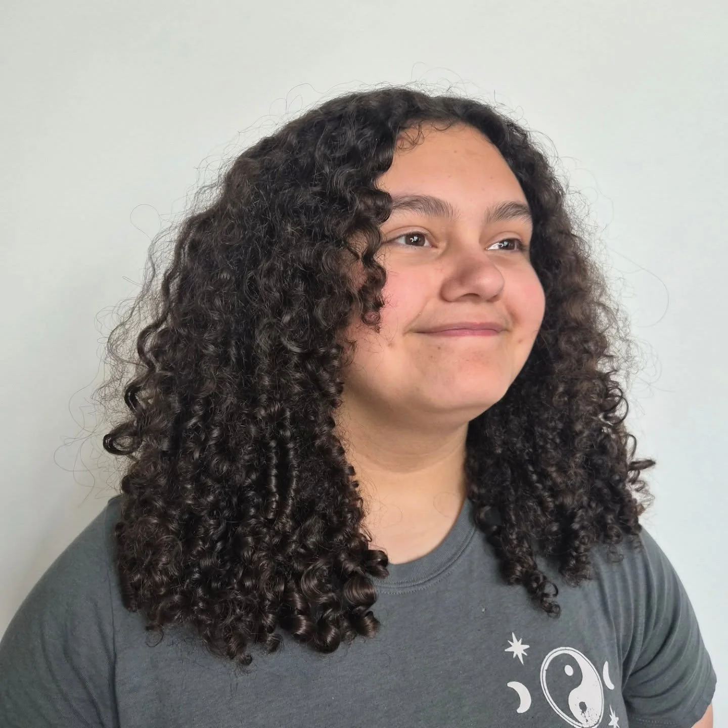 Angelina's first curly cut! 🪮🫧✂️ what an honor this was 🩷