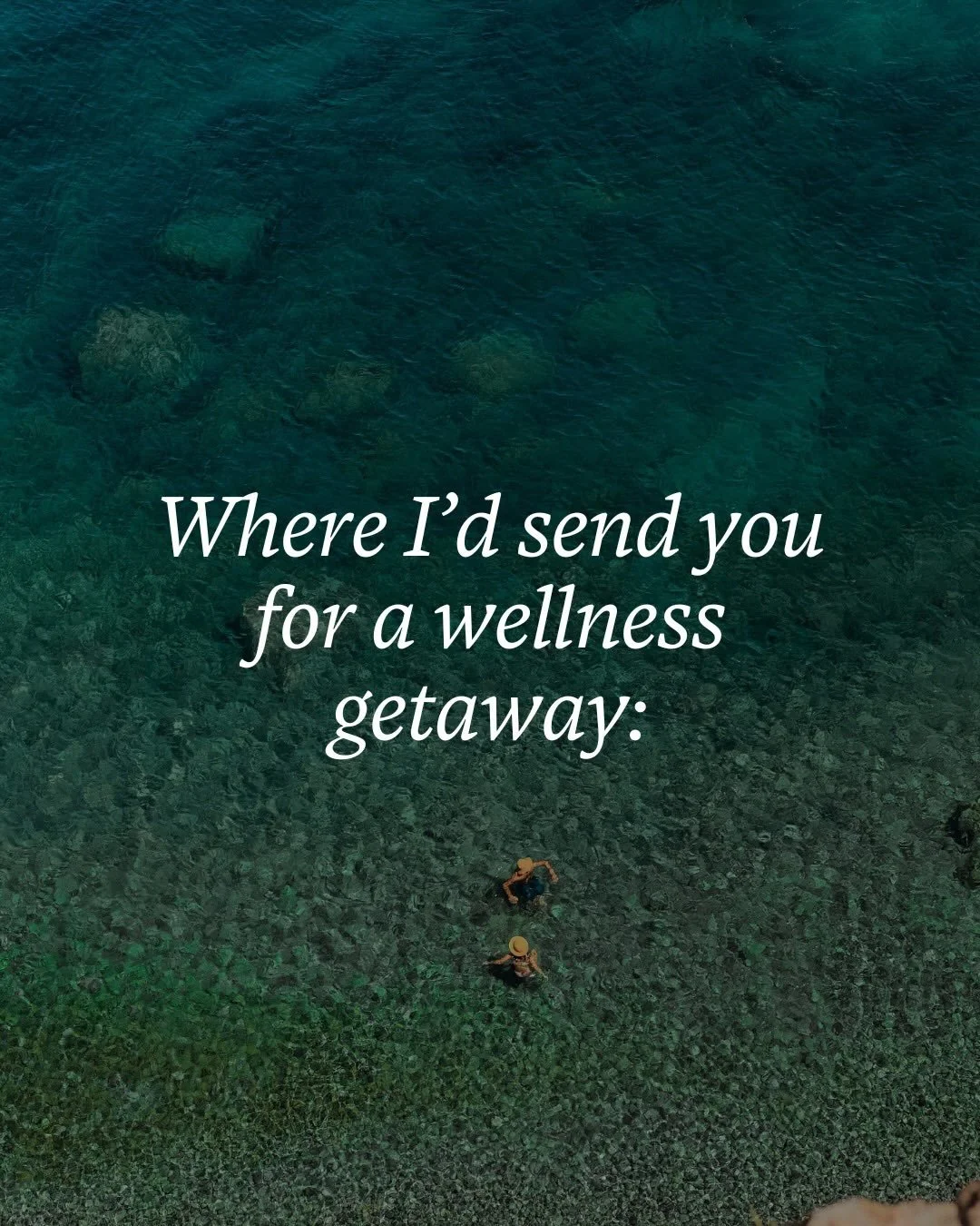 From oceanside healing to alpine stillness to island calm, the world&rsquo;s most extraordinary wellness escapes come in many forms.
Which version of renewal is calling your name?

Email me for details and booking: info@resabynatalie.com

#ResaByNata