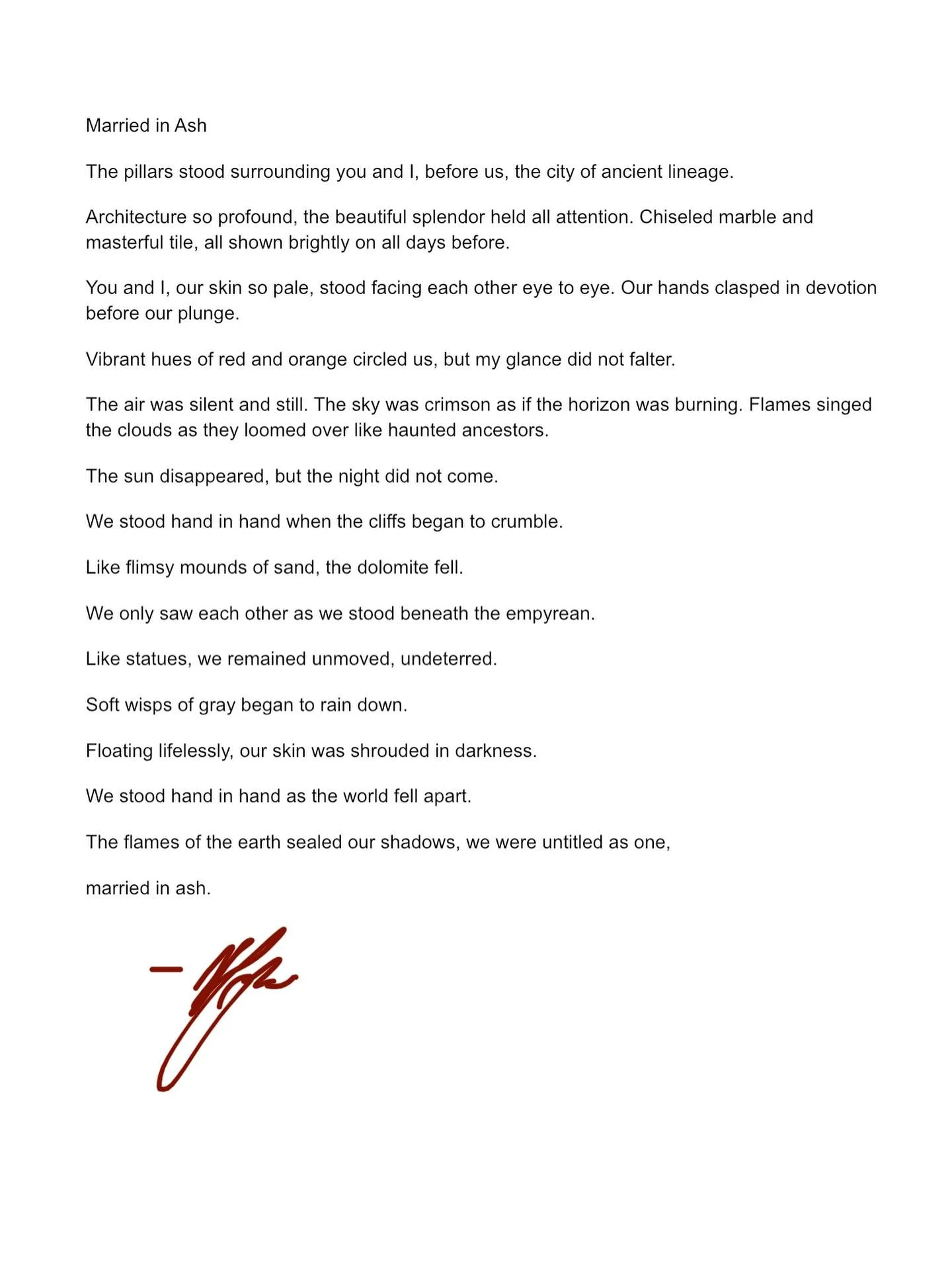 Newest poem Married in Ash #poetry #art #poet #married #ode #beauty