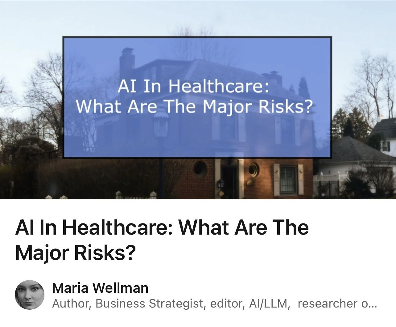 Link in bio #healthcare #ai #artificialintelligence #issues #tech #cybersecurity