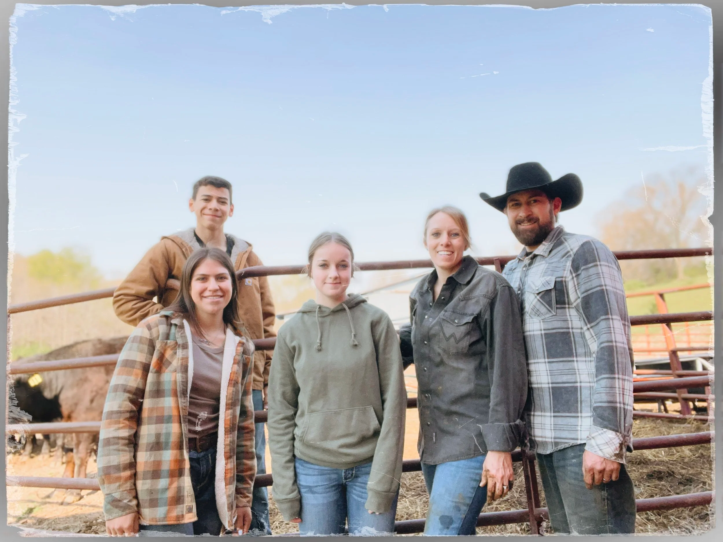 The Miranda family, owners of Cold Creek Farm Co, selling grass-fed beef in southwest Missouri.