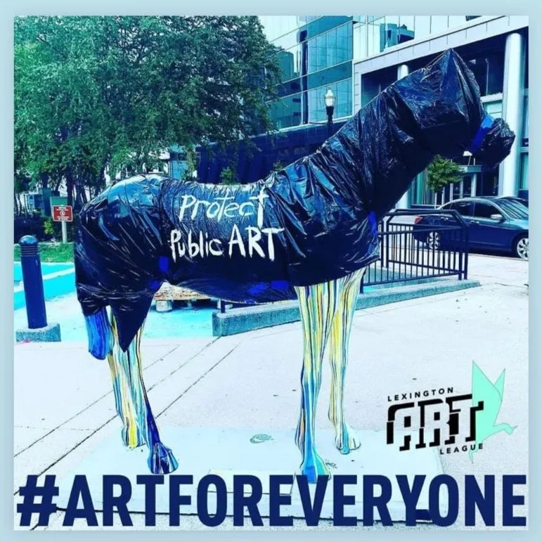 Coverage of a public art installation vandalism and the community response advocating for the value of public creative work in shared spaces.