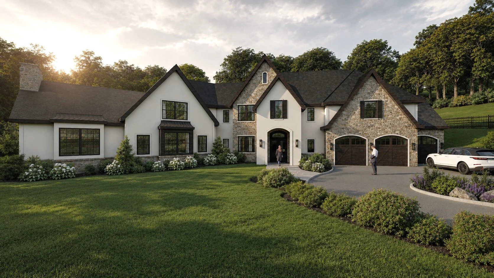 Modern New England Chateau