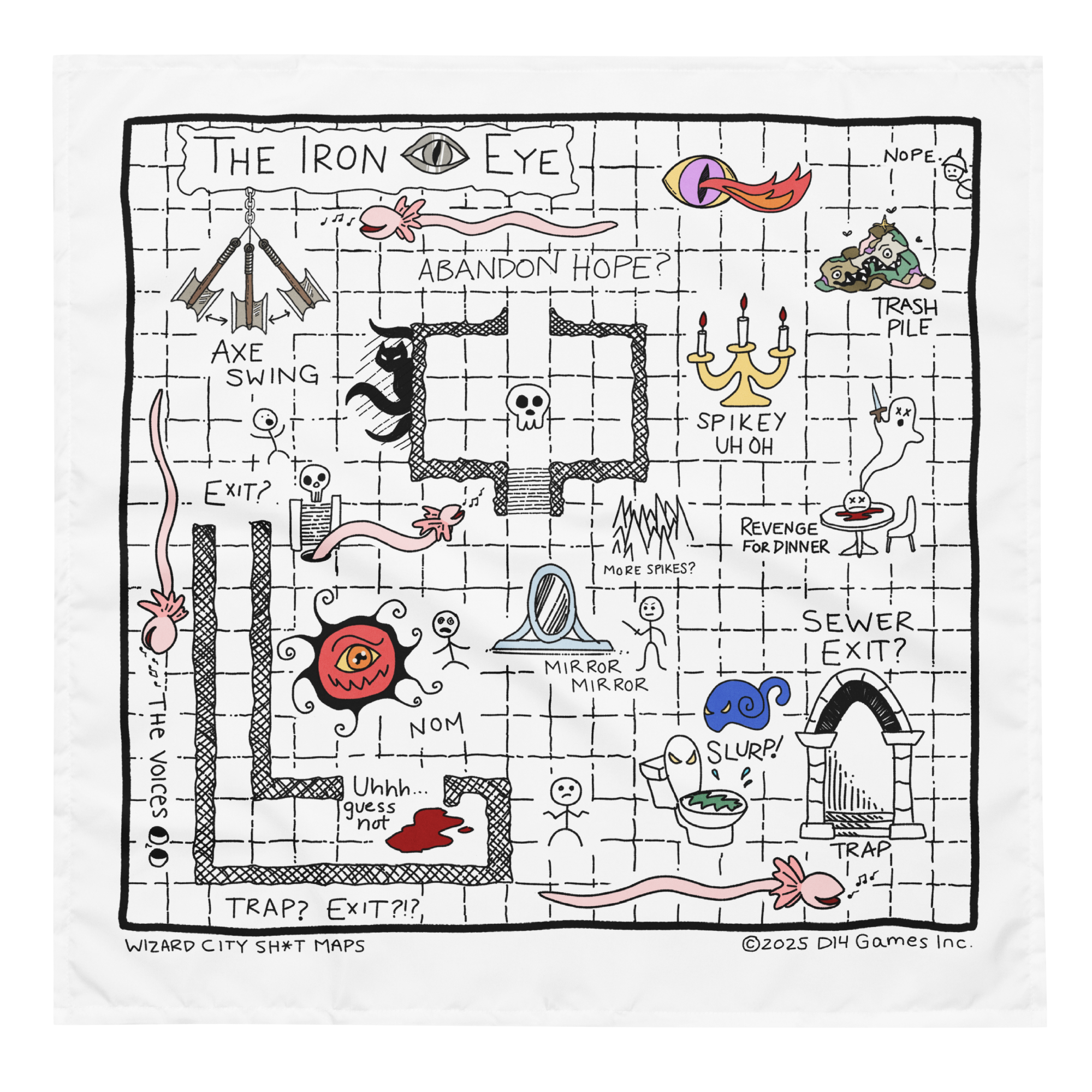 Iron Eye Sh*t Map Bandana