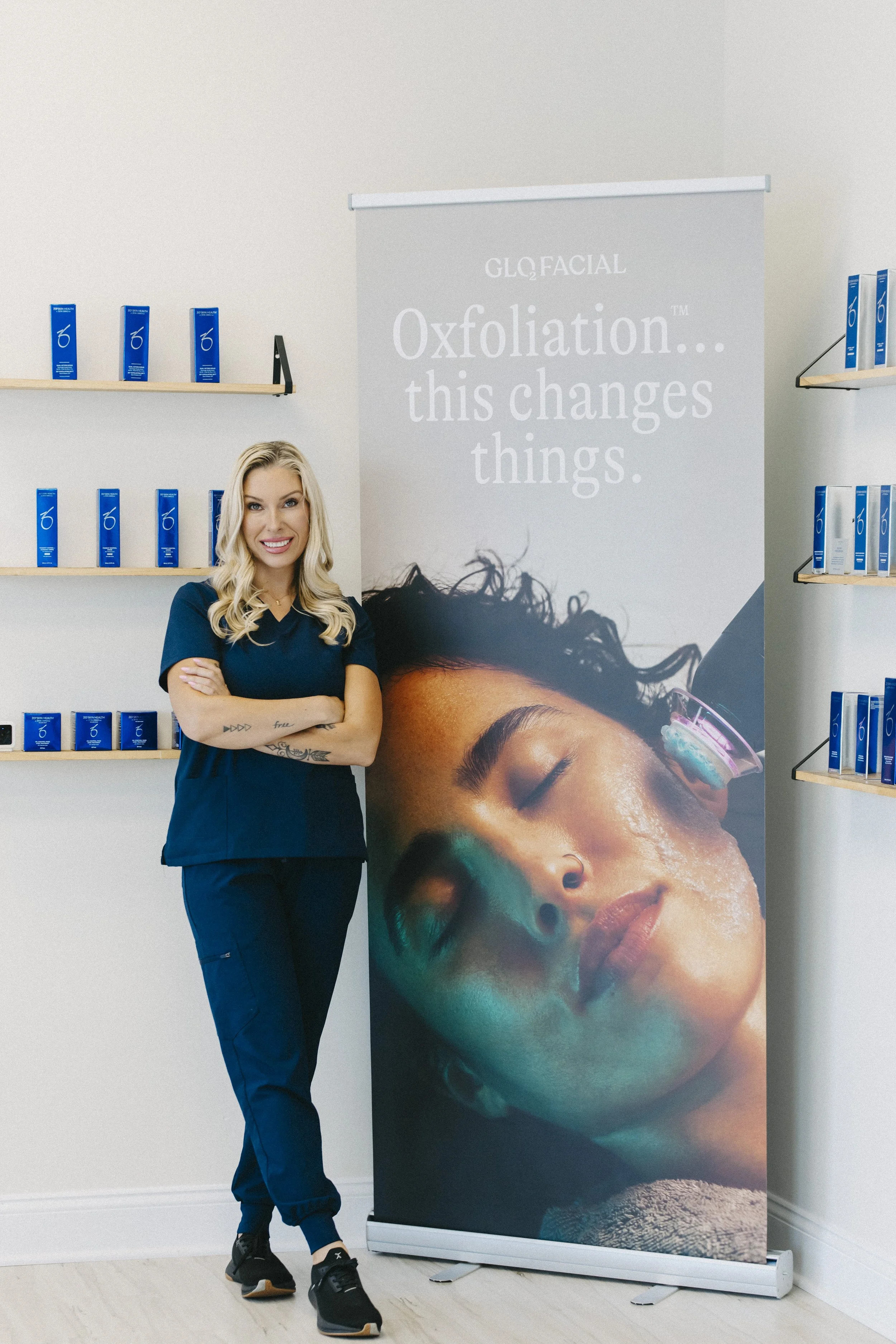 Casey grim, the owner of Belle Aesthetics, a med spa in Stewartstown PA