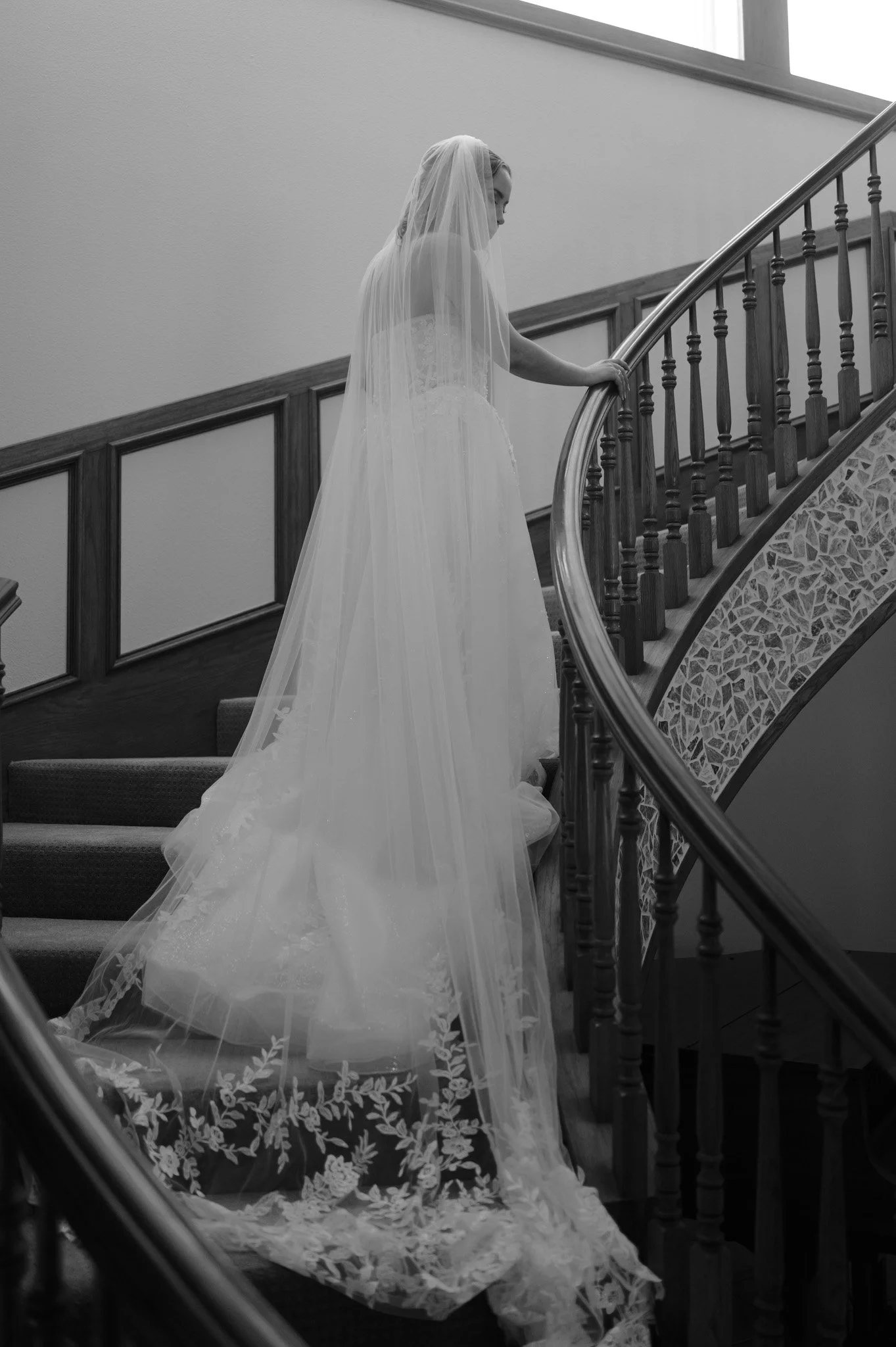 Bride on Stairs