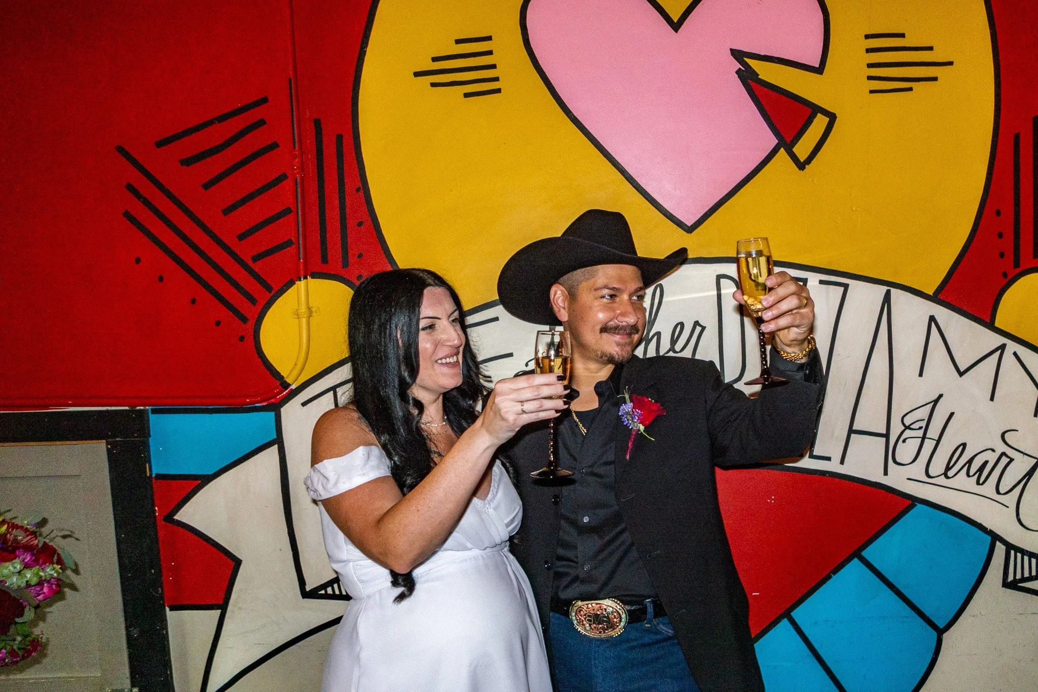 Post-Elopement Pizza Celebration – Newlywed Toast – Leica D-Lux 8