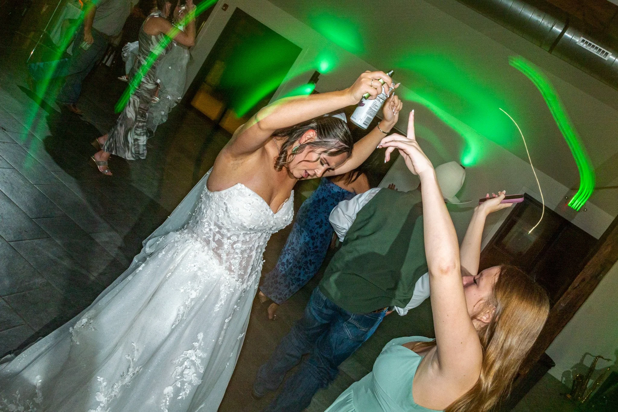 Grandview Events Wedding – Dance Floor Laughter and Light Trails – Leica D-Lux 8