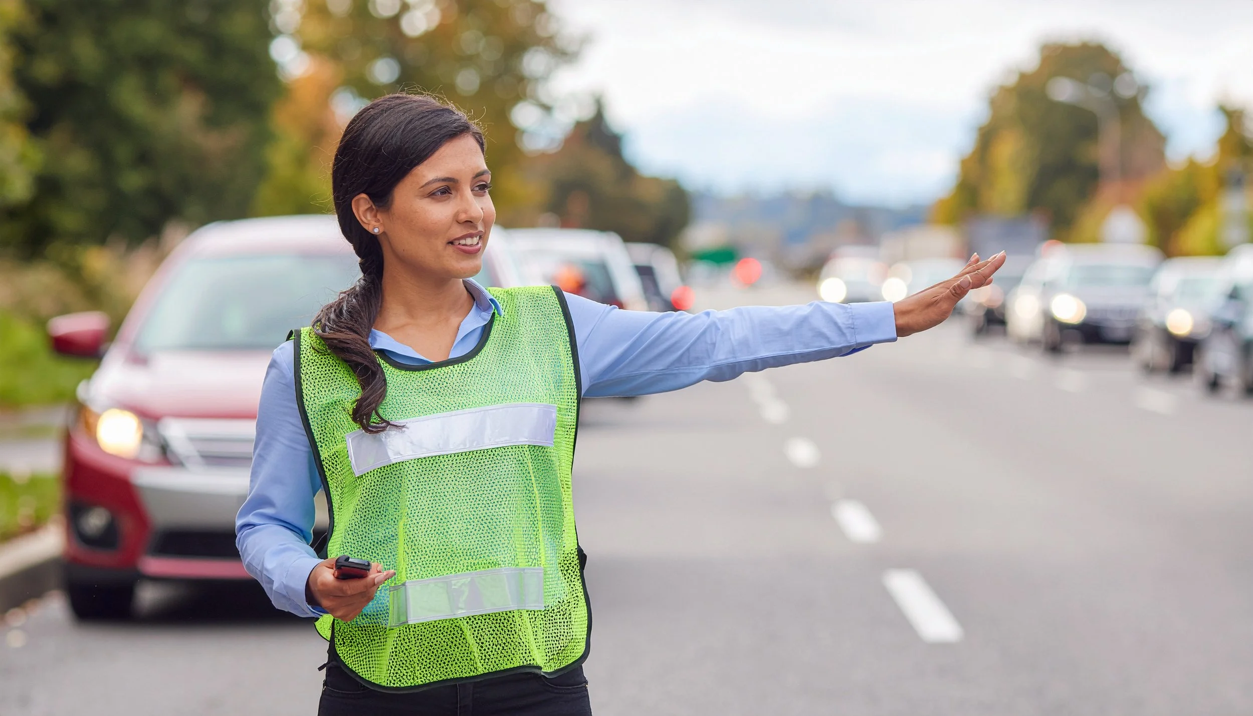 Traffic control services at Cleaner Than Ever