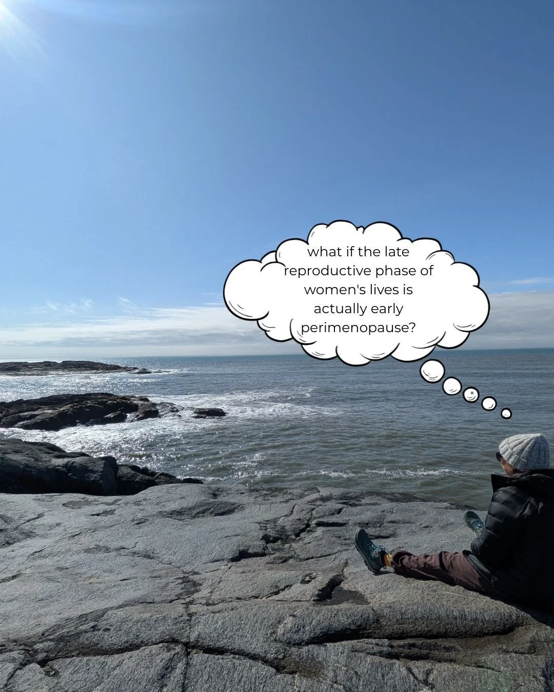 Late reproductive = &ldquo;too old&rdquo; to have babies, &ldquo;too young&rdquo; for perimenopause.

Which is it? Two opposing things can be true at one time. 

Our experience as women doesn&rsquo;t always neatly fit in boxes, under labels, or diagn