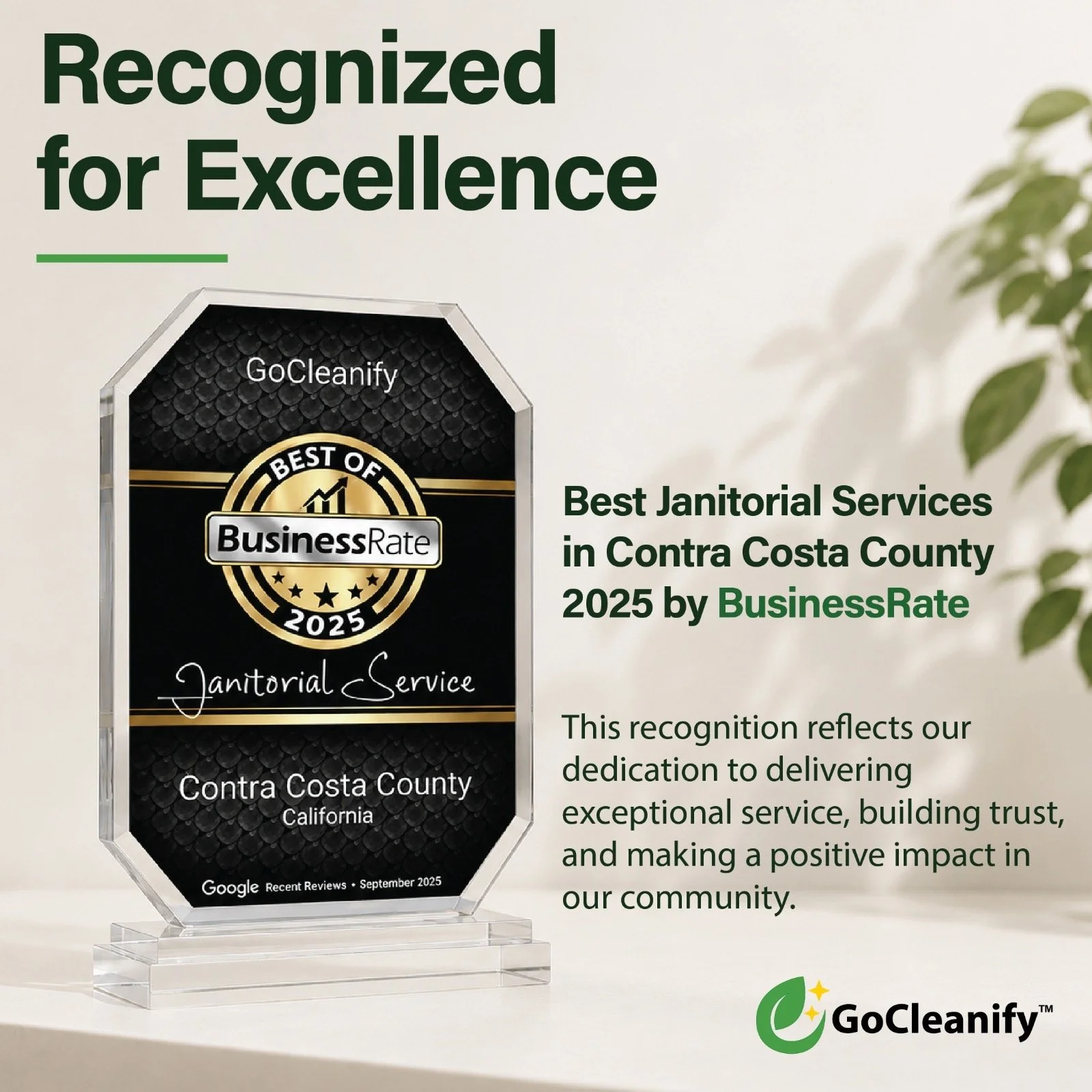Why Awards and Industry Recognition Matter When Choosing a Commercial Cleaning Company