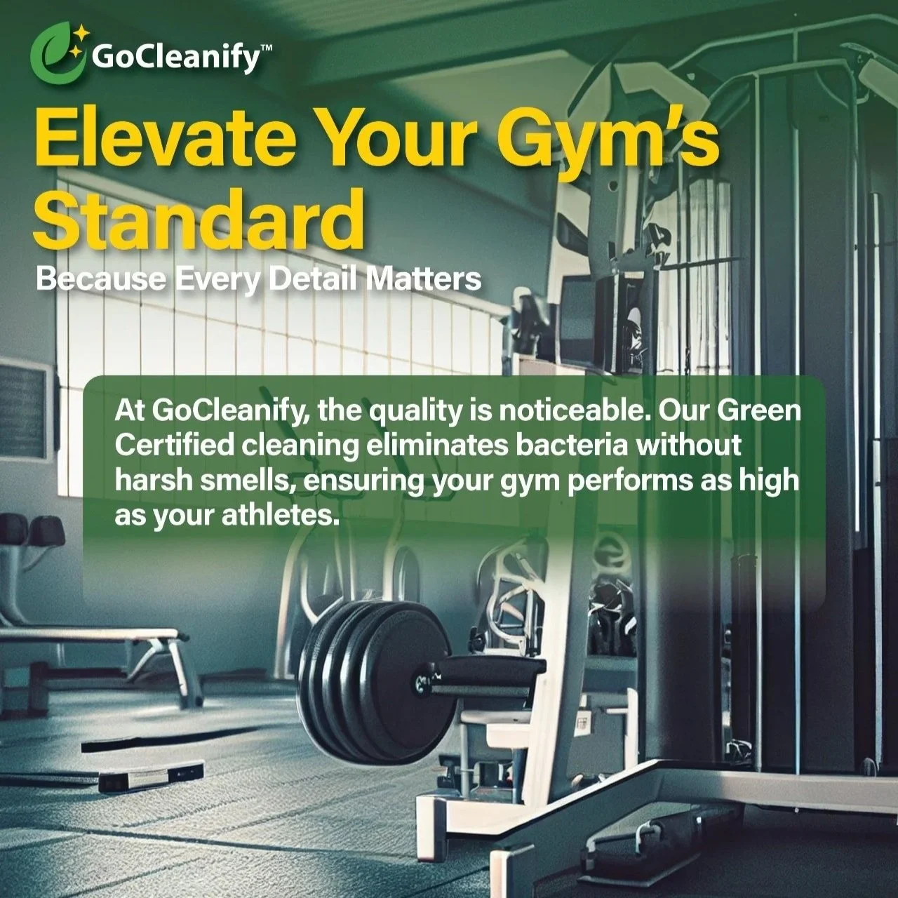 🏋️‍♂️ Elevate Your Gym’s Standard with Eco‑Friendly Cleaning