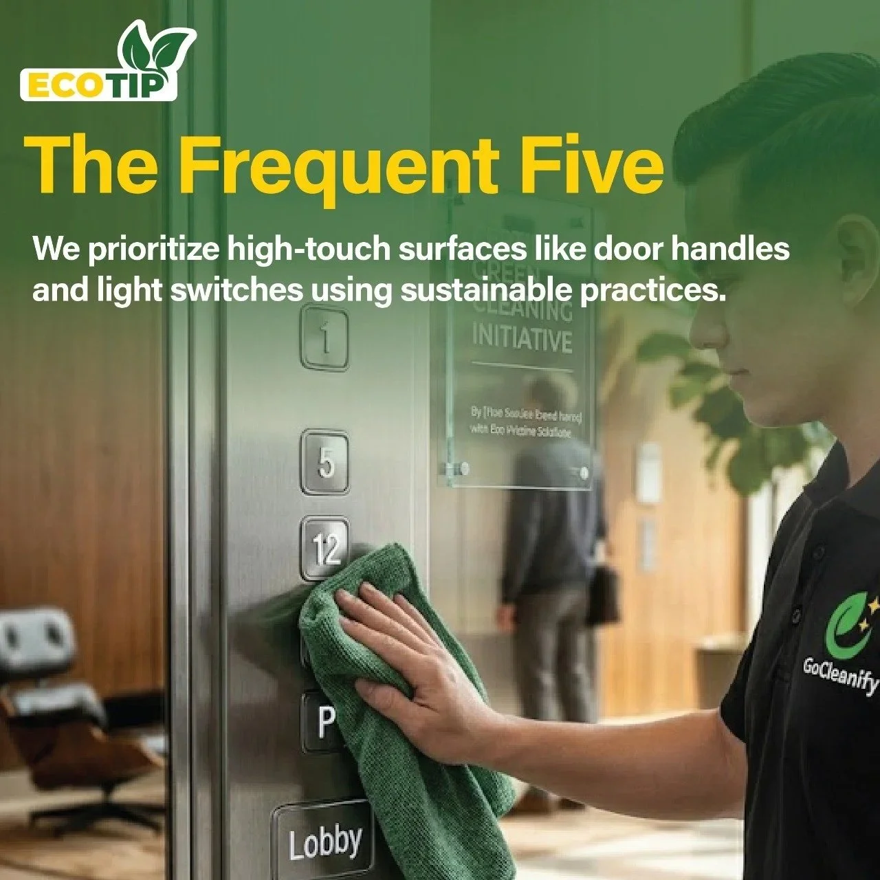 🚪High‑Traffic Touchpoint Cleaning | Safer, Greener Workspaces🌍